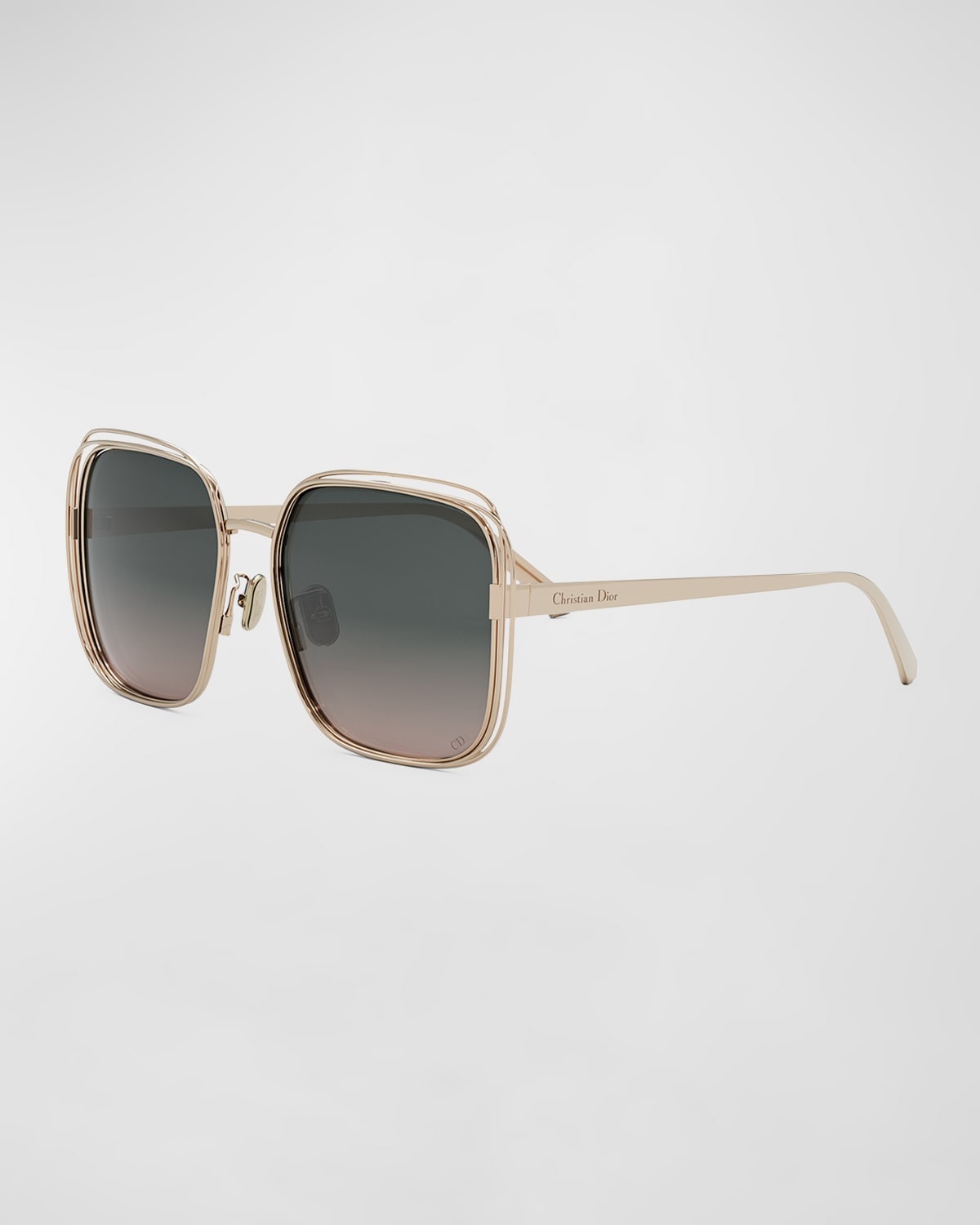 Dior Fil S1u Sunglasses In Shiny Rose Gold G