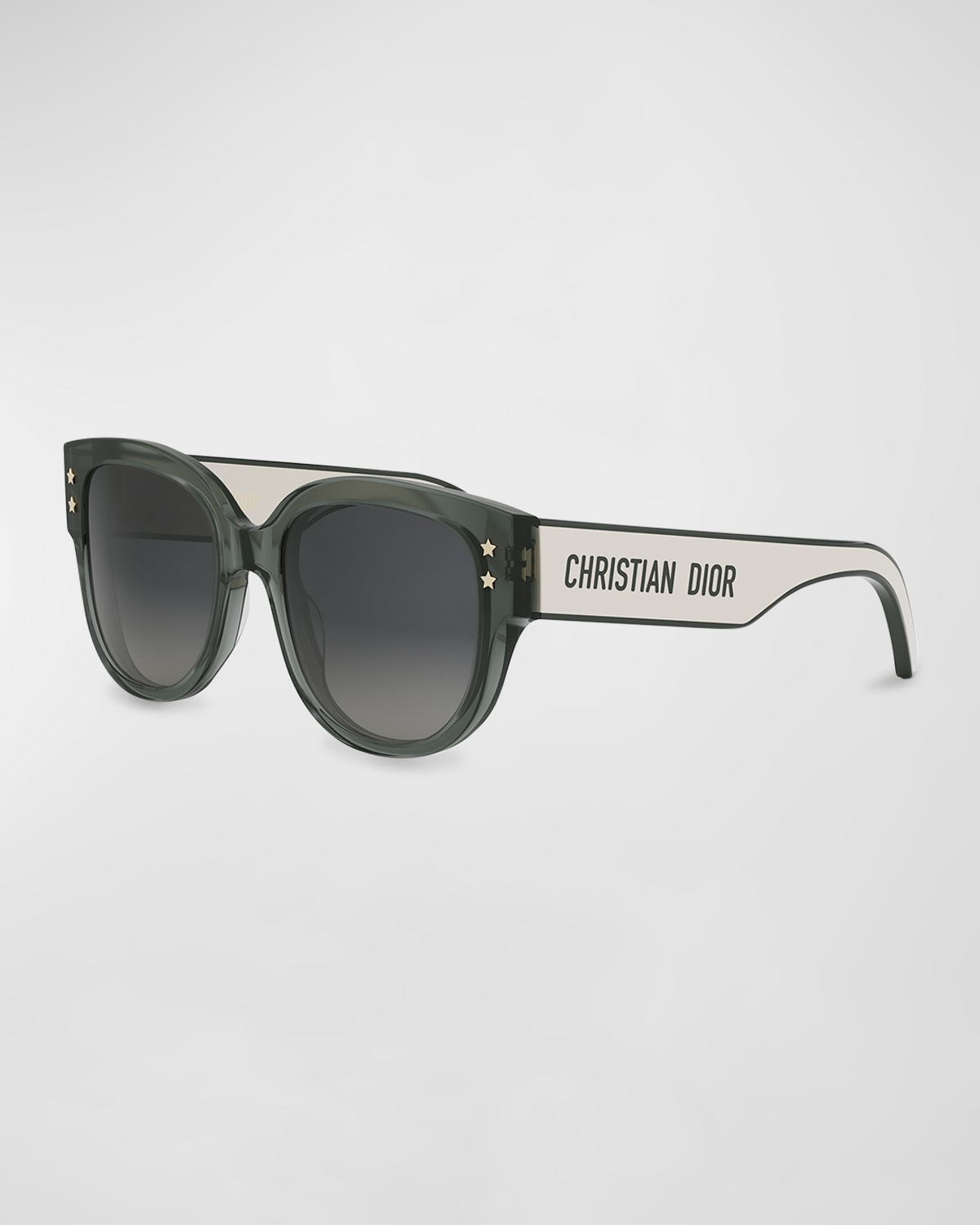 Dior Pacific B2i Sunglasses In Dark Green Smoke Gradient