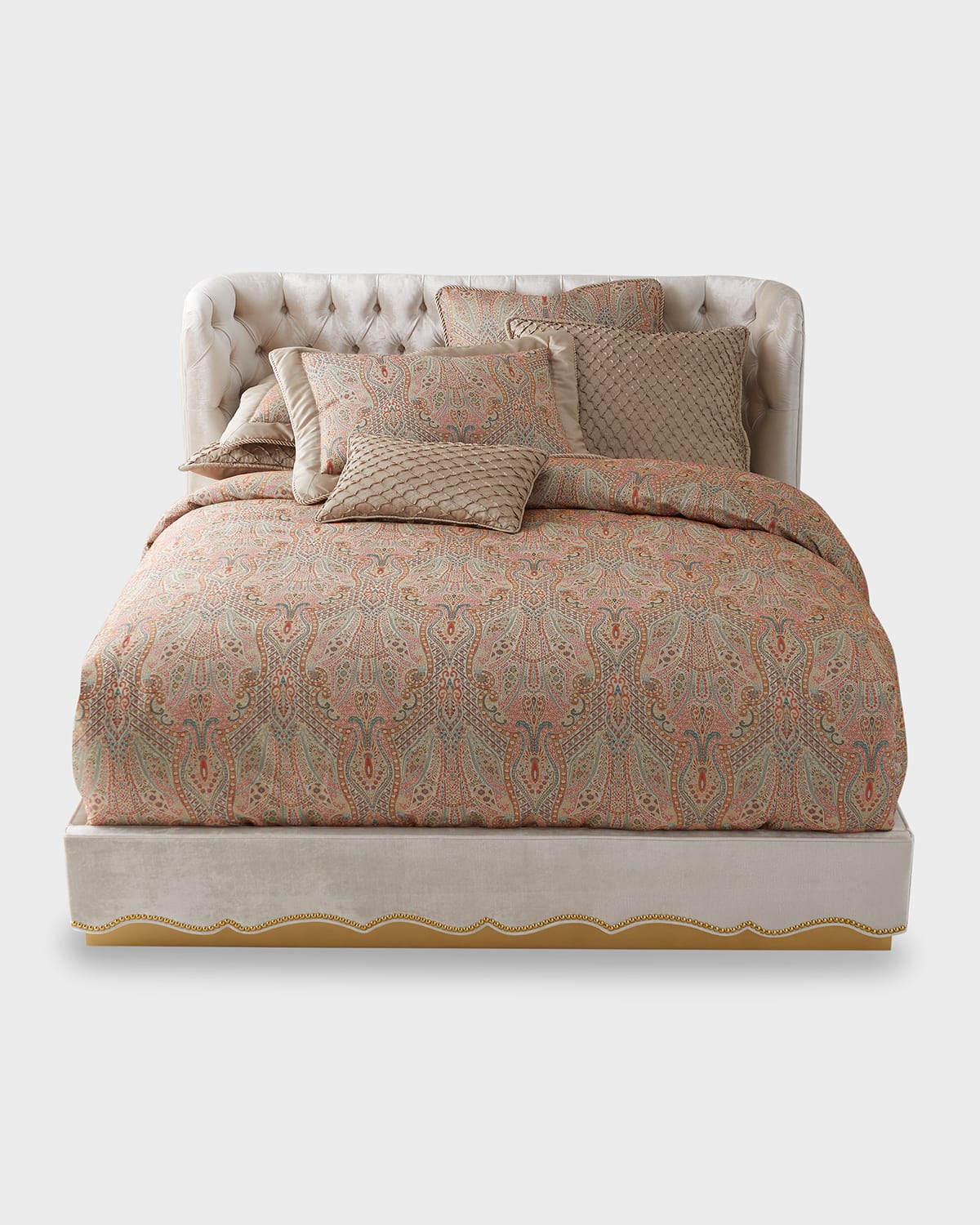 Haute House Analise King Bed In Nutmilk