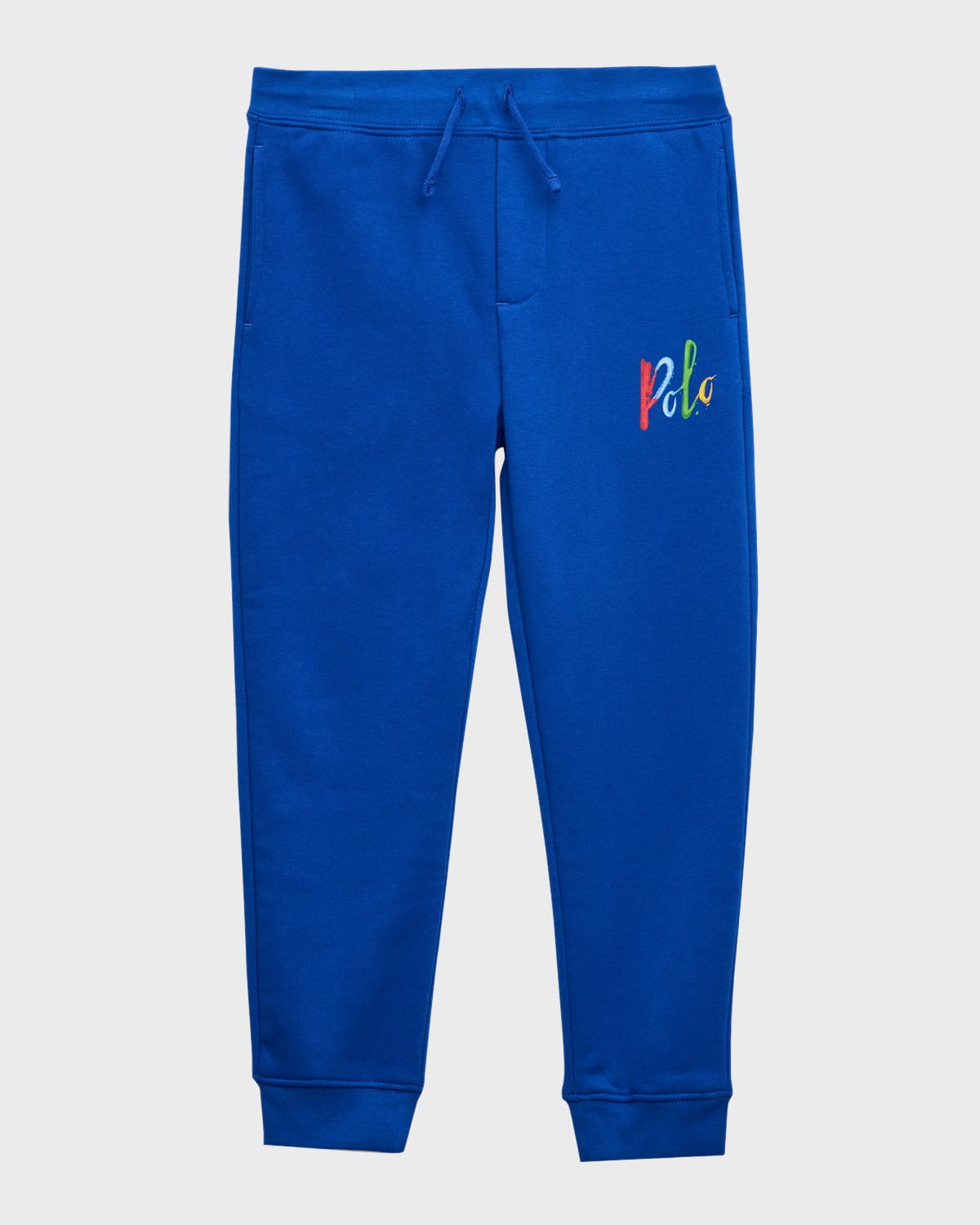 Polo Ralph Lauren Boy's Graphic Fleece Sweatpants In Sapphire Star