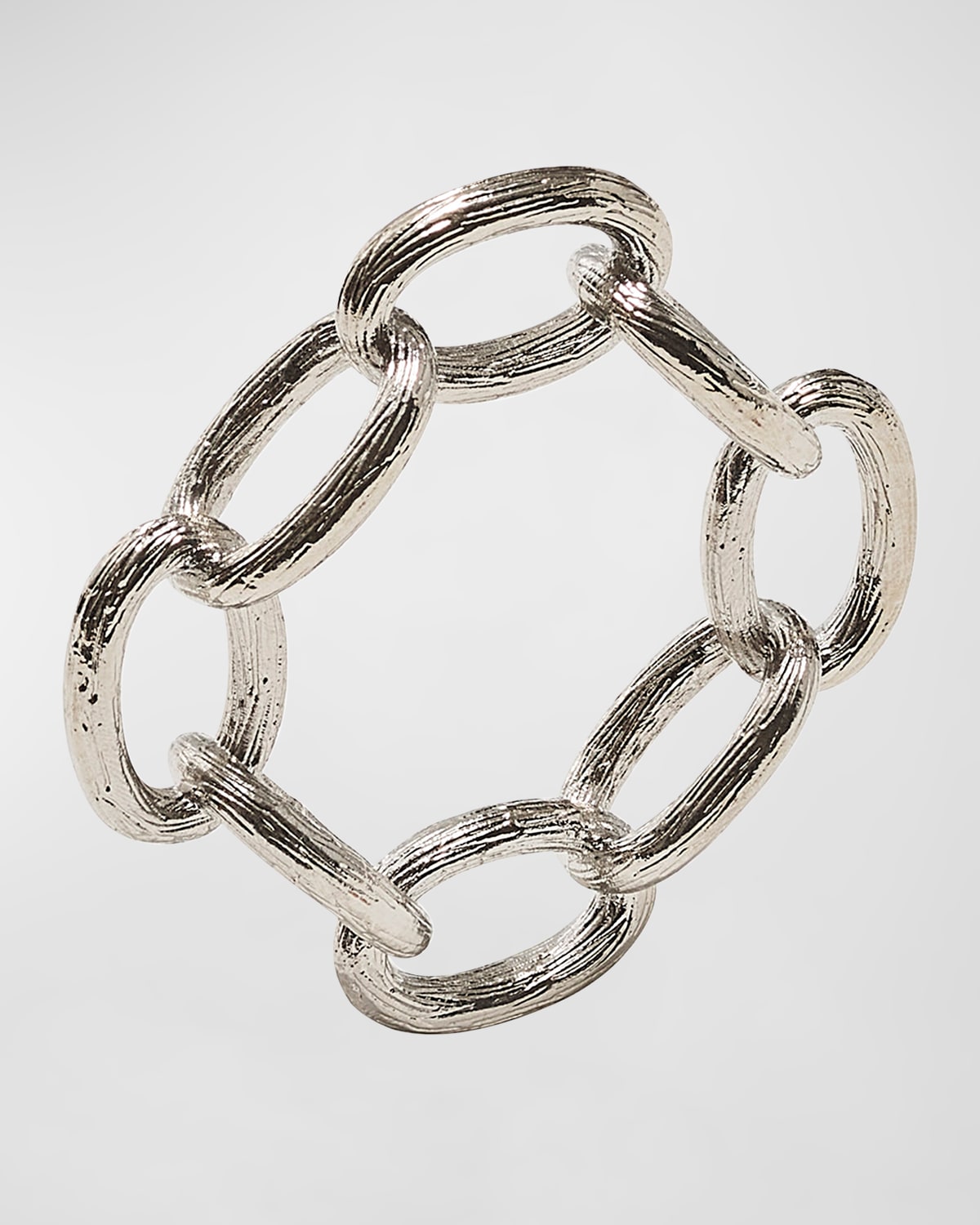 Shop Kim Seybert Chain Link Napkin Ring In Silver