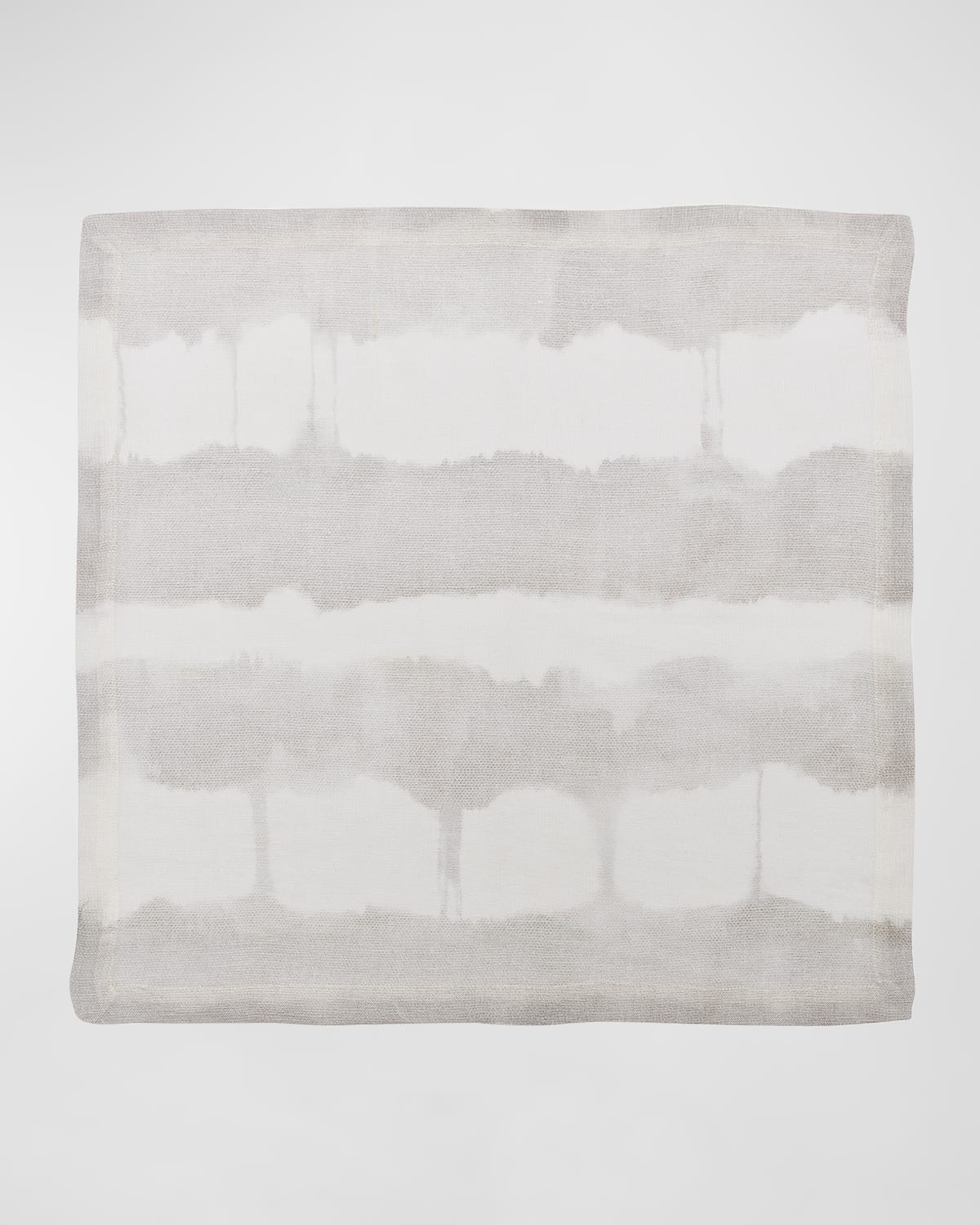 Shop Kim Seybert Watercolor Stripe Napkin In White/gray