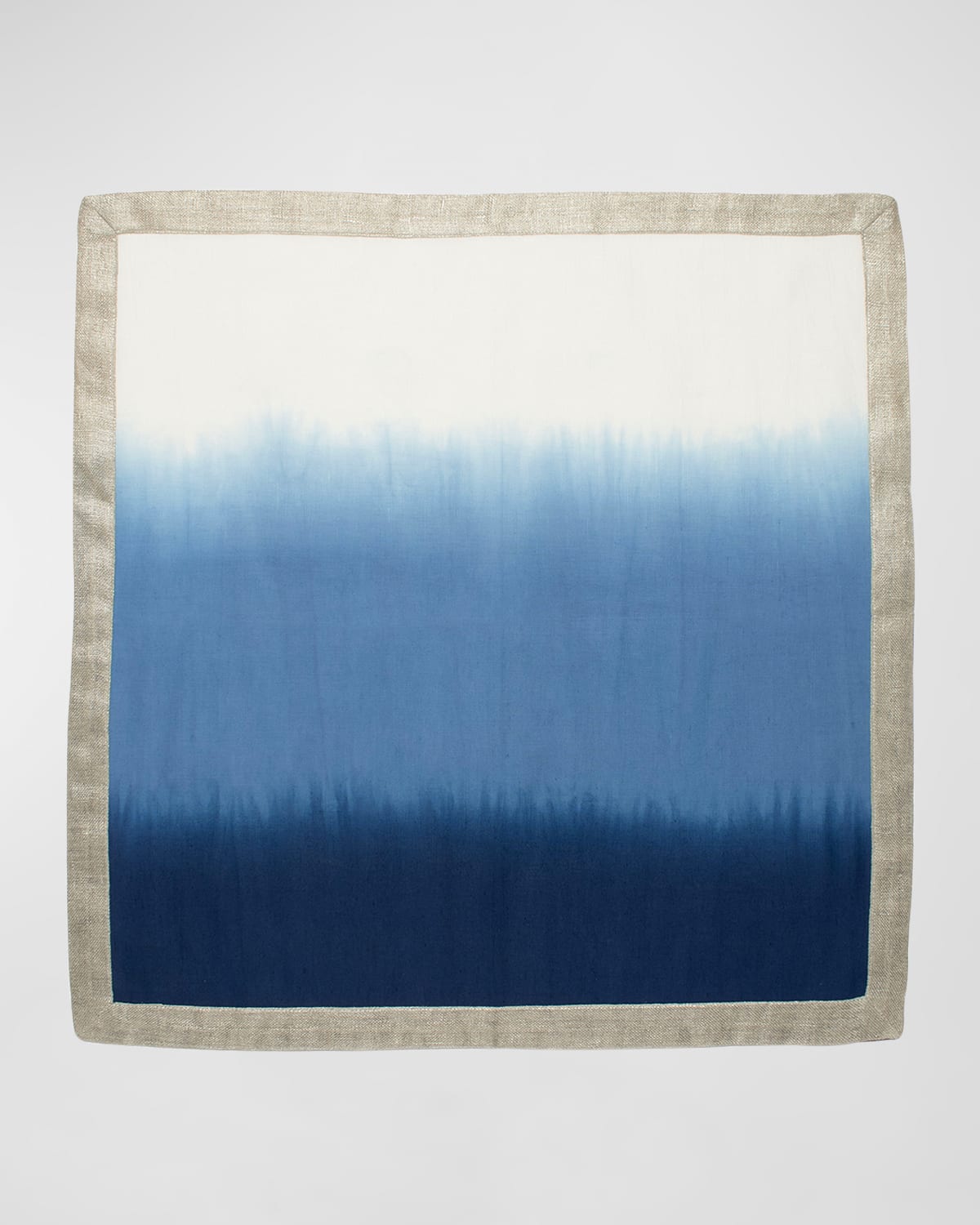 Shop Kim Seybert Dip Dye Napkin In Blue/white