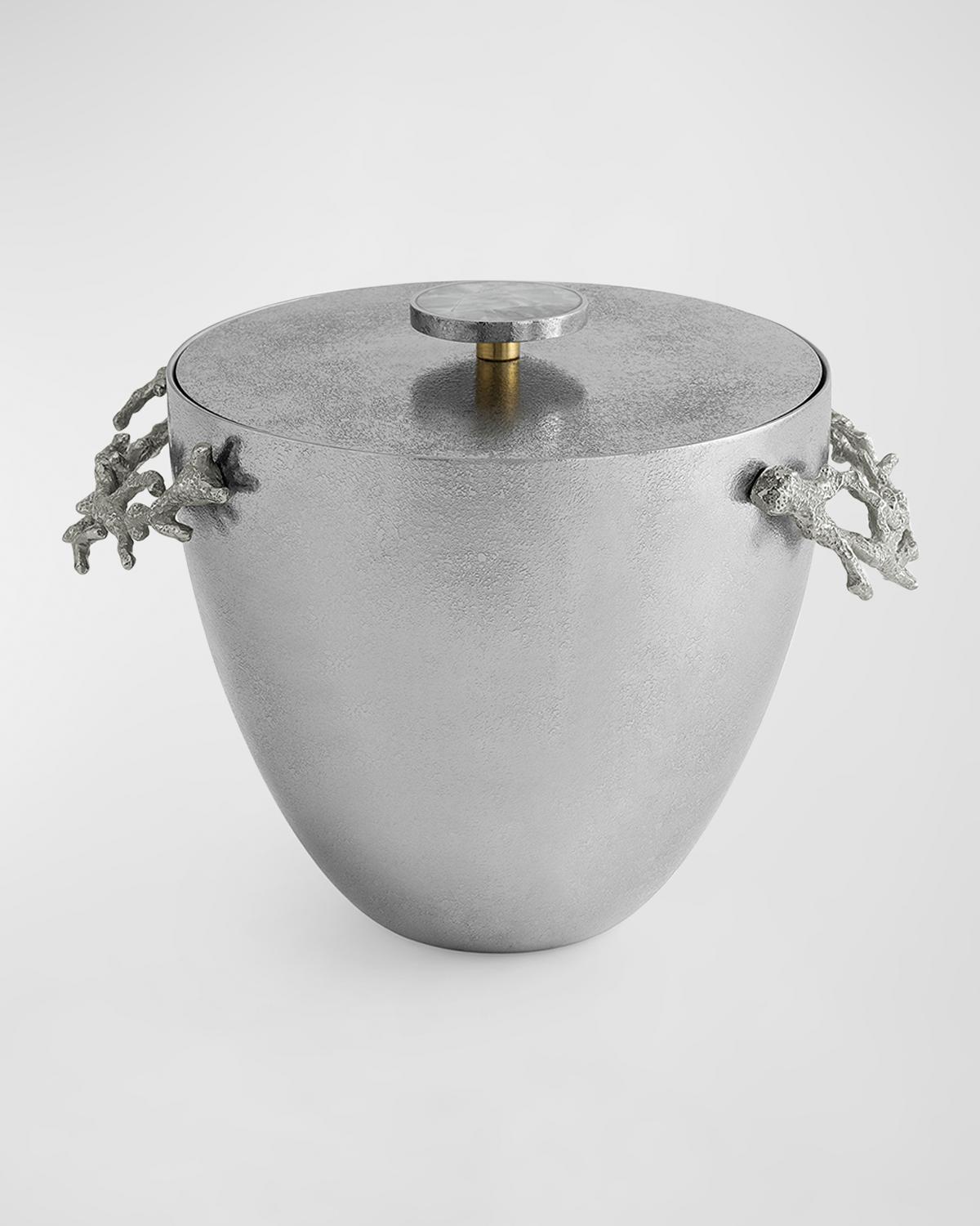 Michael Aram Ocean Reef Ice Bucket In Silver