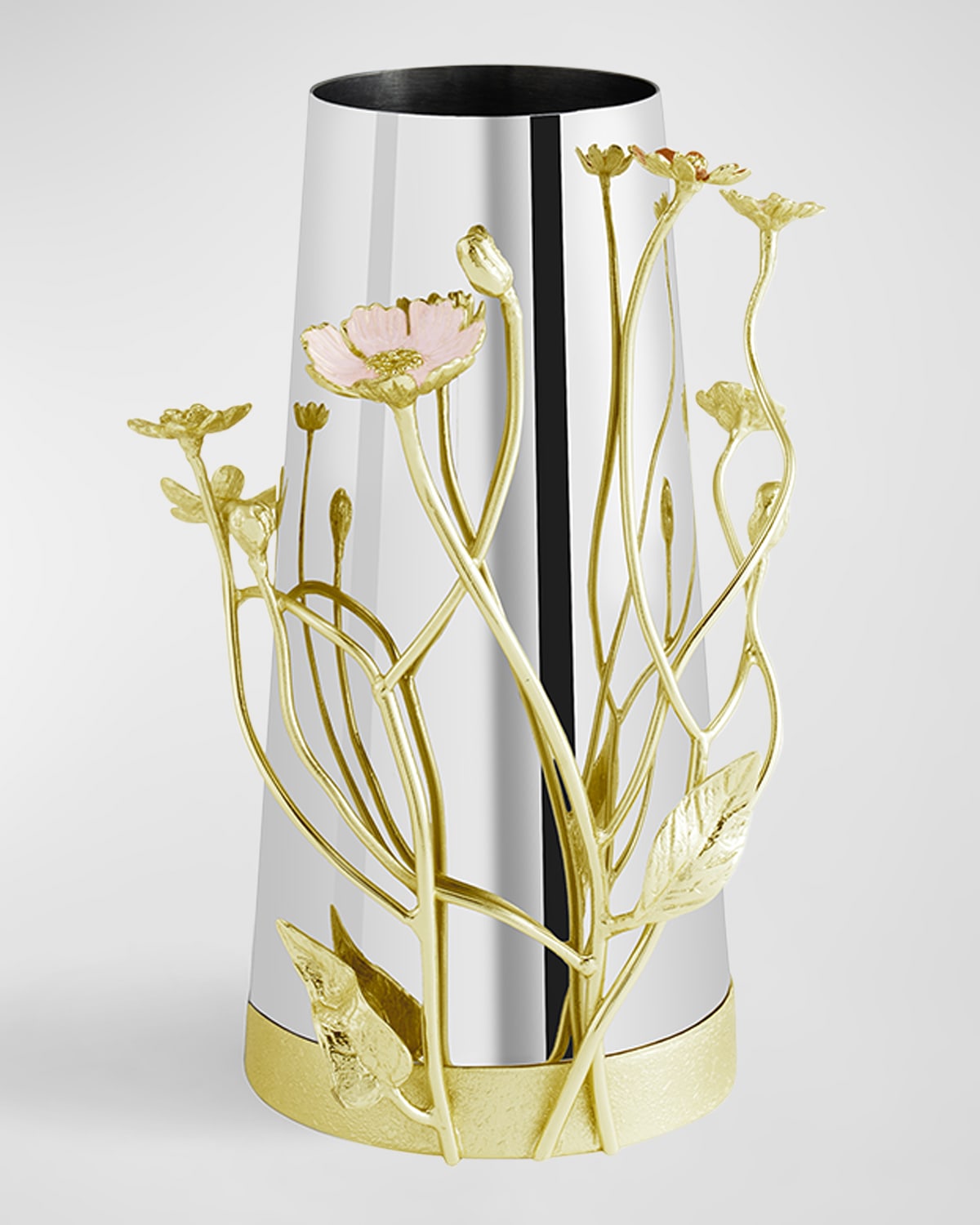 MICHAEL ARAM WILDFLOWERS VASE, 8"