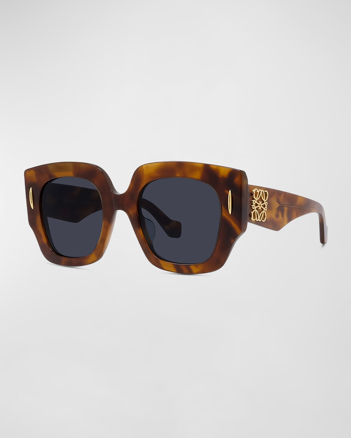 Loewe Anagram Acetate Square Sunglasses In Blndhavblu