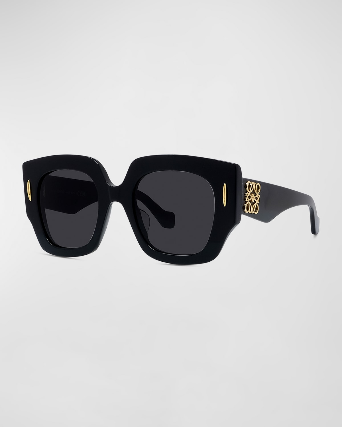 LOEWE ANAGRAM ACETATE SQUARE SUNGLASSES