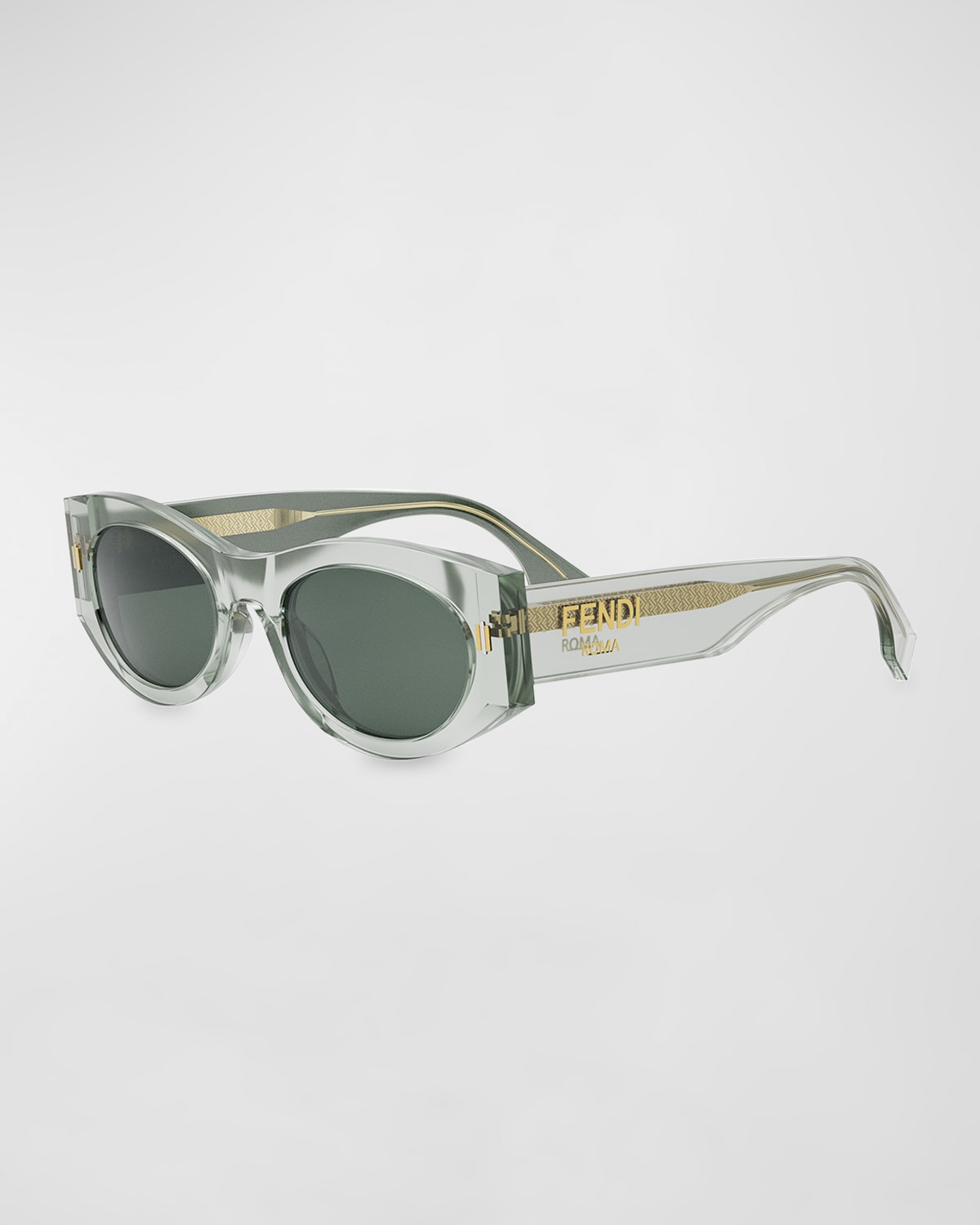 Roma Acetate Shield Sunglasses