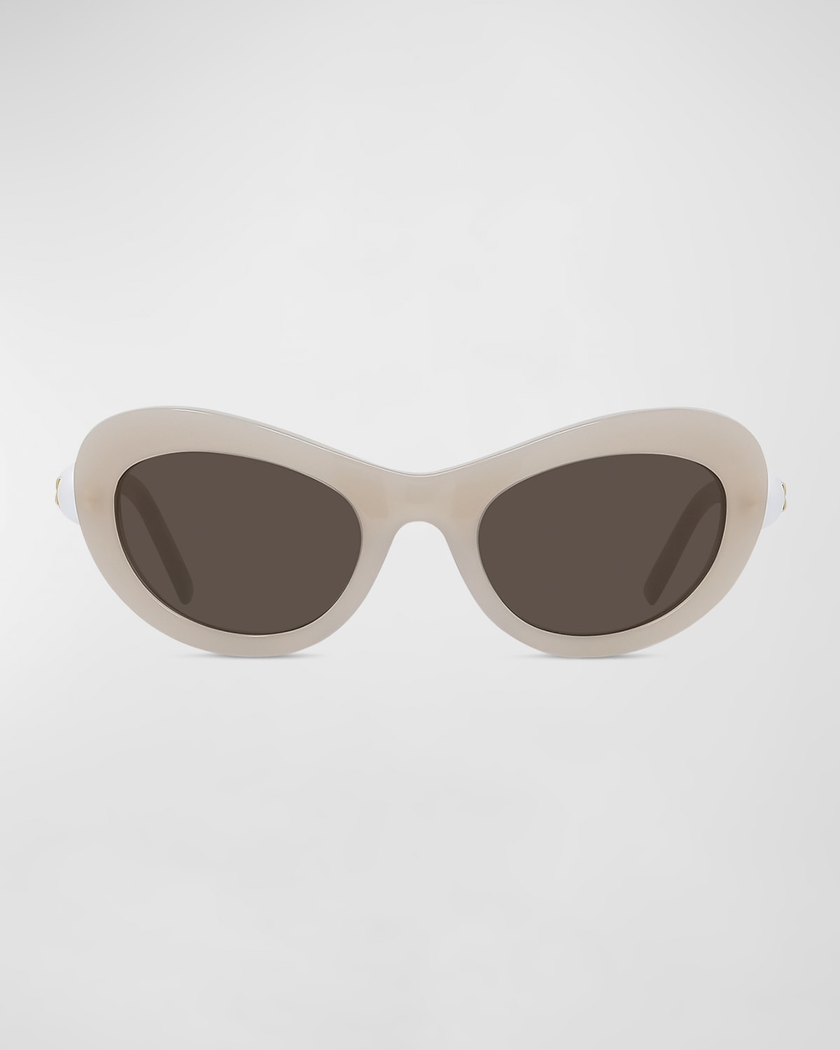 Givenchy Pearlescent Metal Butterfly Sunglasses