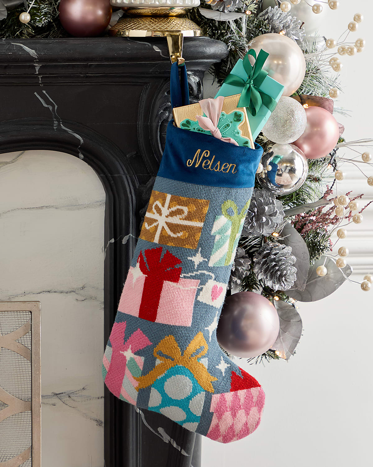 Bauble Stockings X Sainty Nelsen From, Our Family Christmas Stocking, Personalized