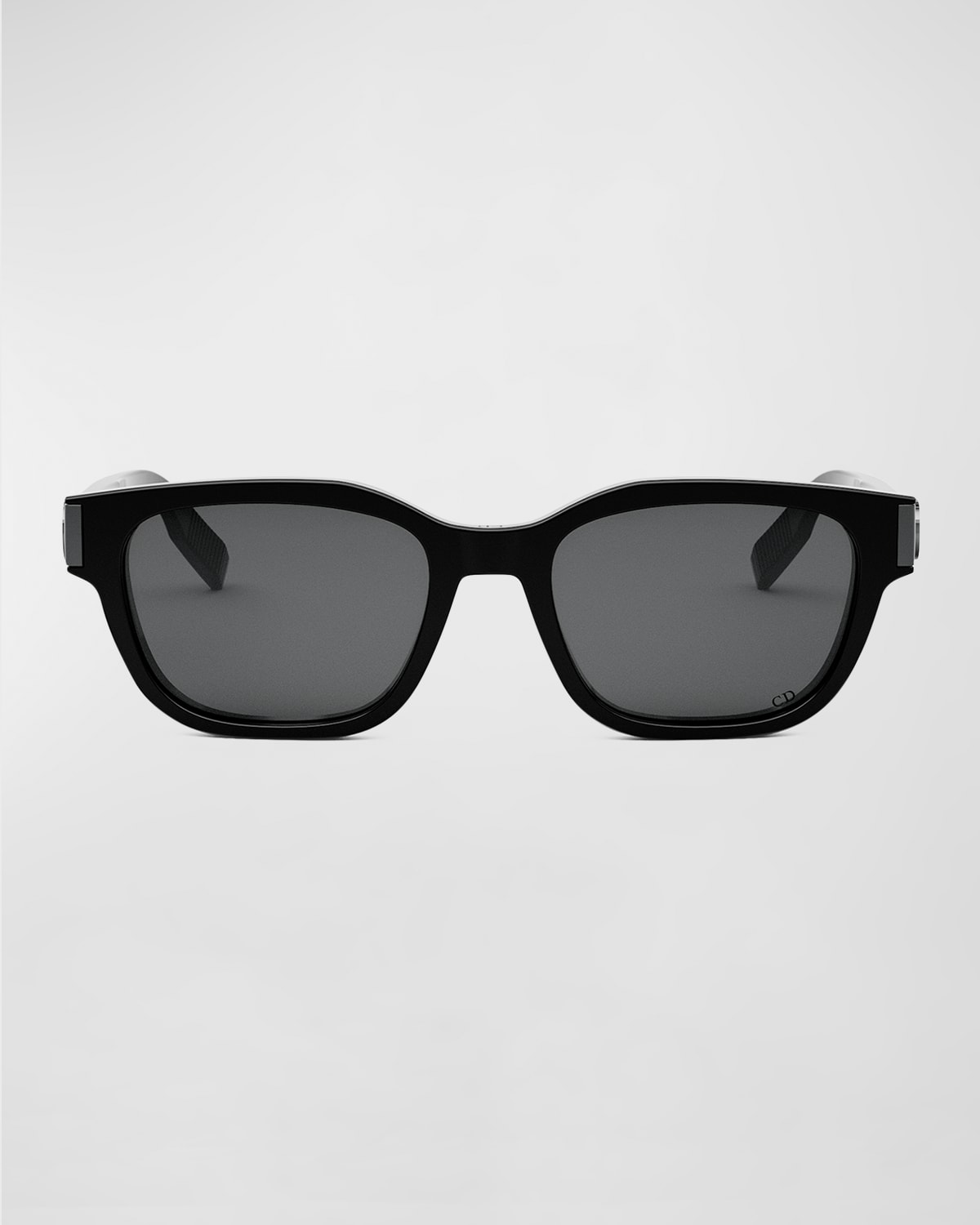 Dior Cd Icon S1i 54mm Geometric Sunglasses In Shiny Black / Sm