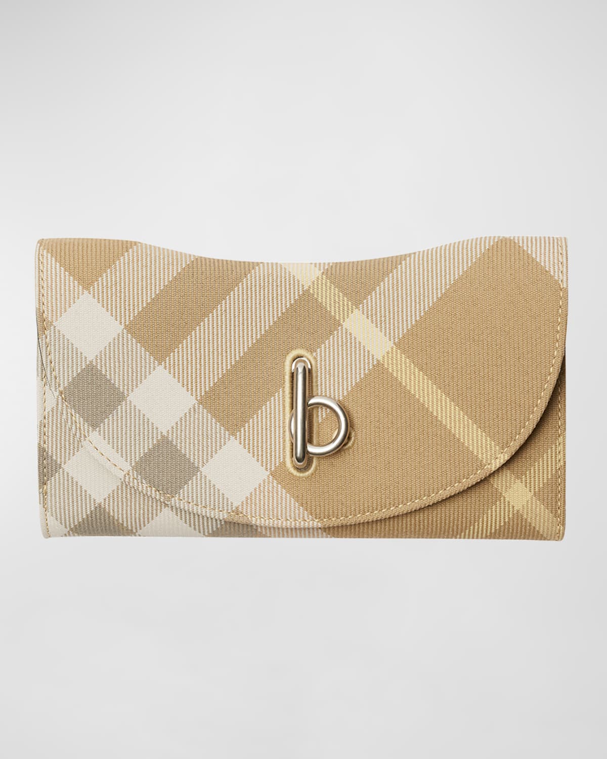 BURBERRY ROCKING CHECK LONG WALLET