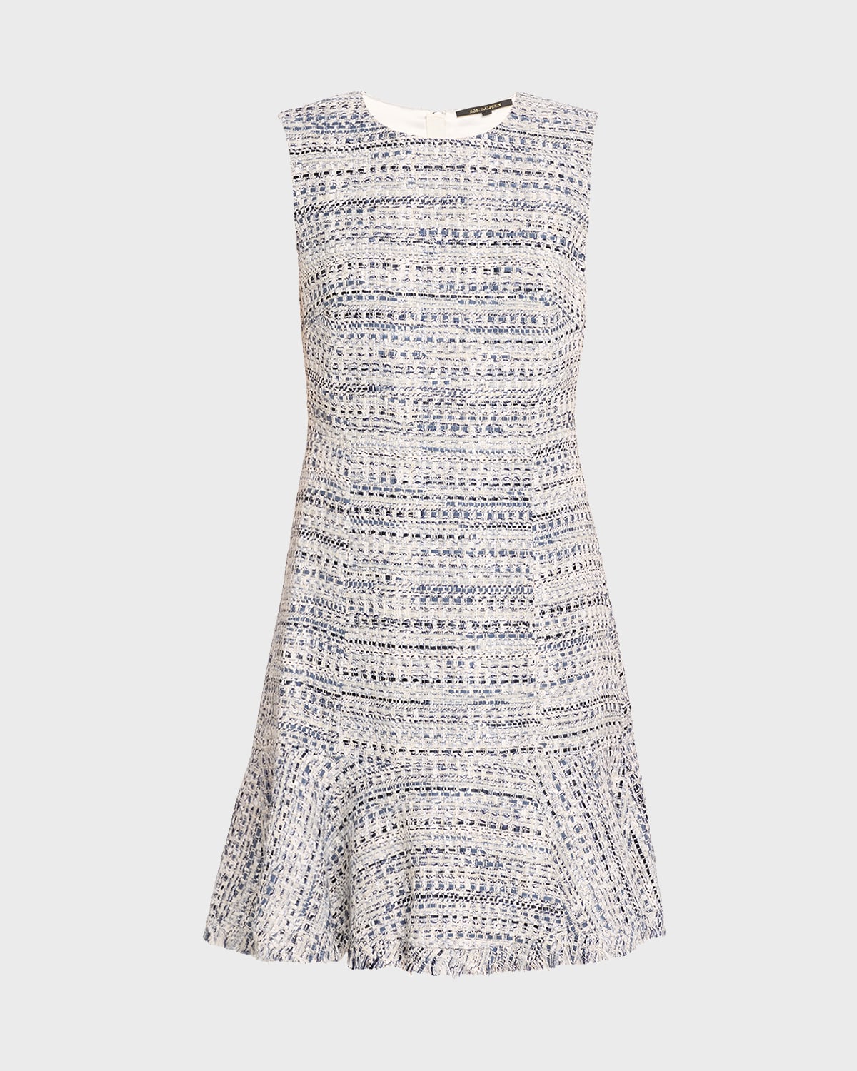 Reed Sleeveless Tweed Midi Dress