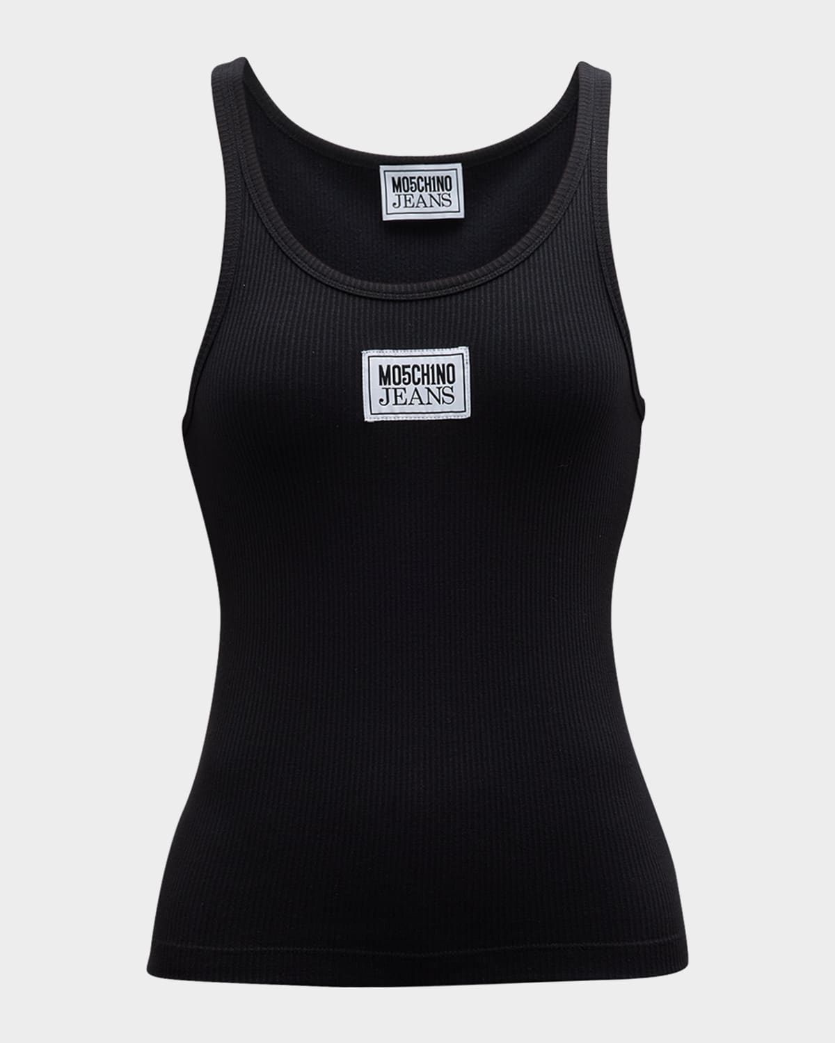 Ribbed Logo Tank Top