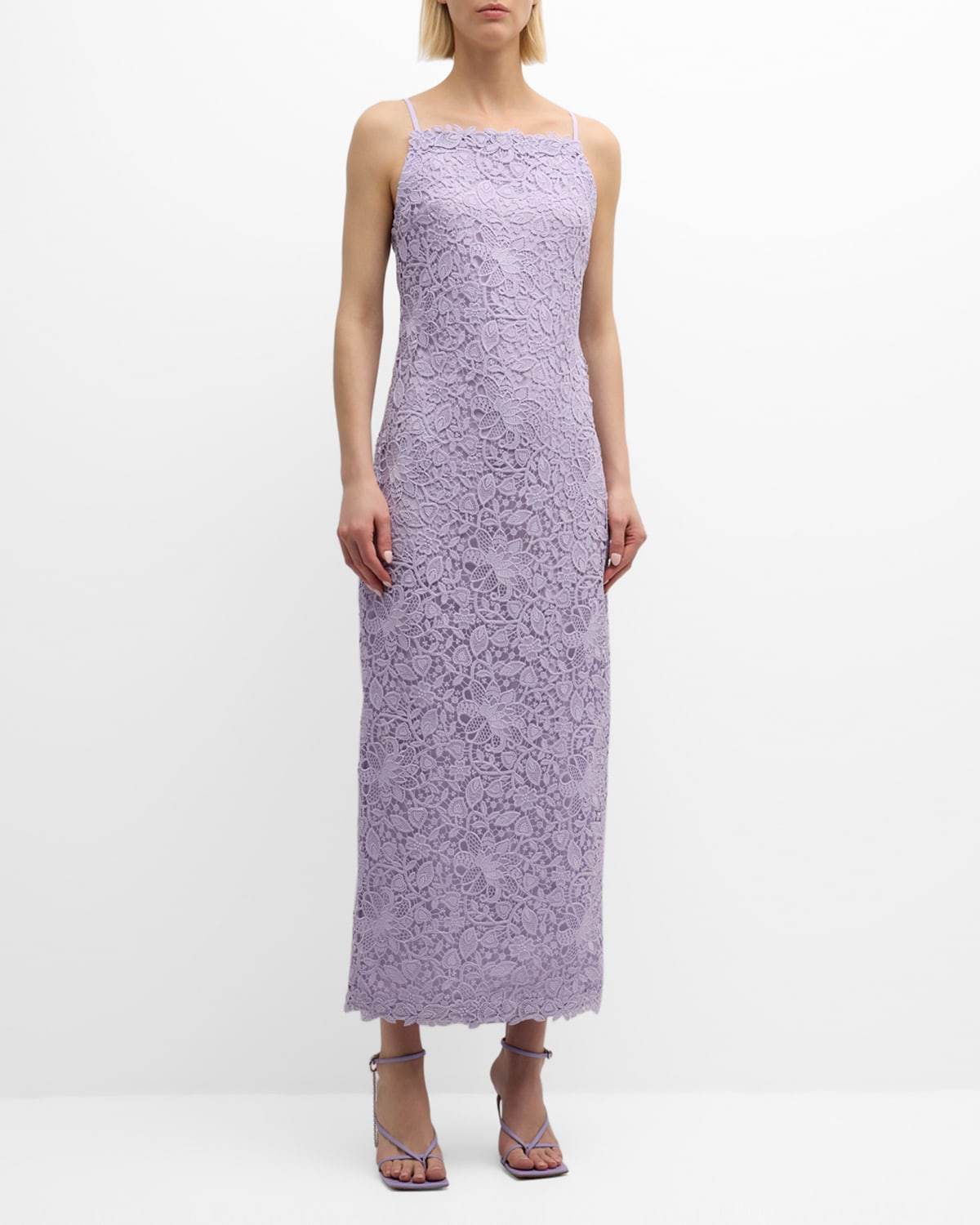Lace Column Gown