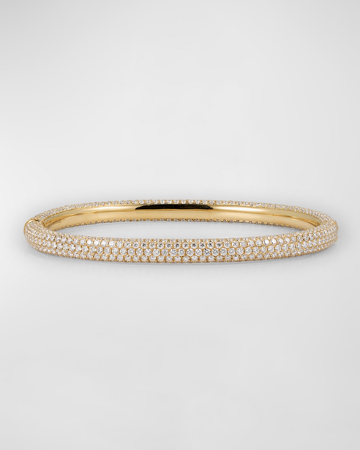 18K Yellow Gold Pave Diamond Hannah Bracelet