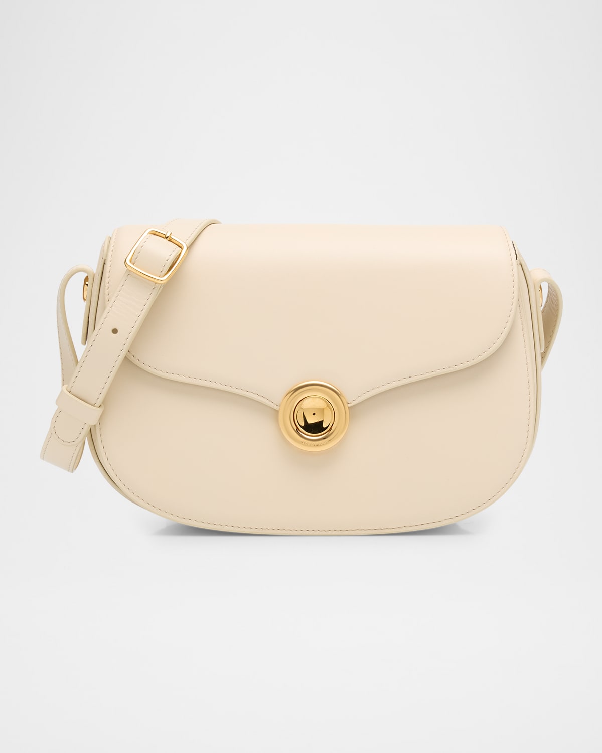 Loro Piana Ghiera Small Leather Crossbody Bag In Sunday Morning