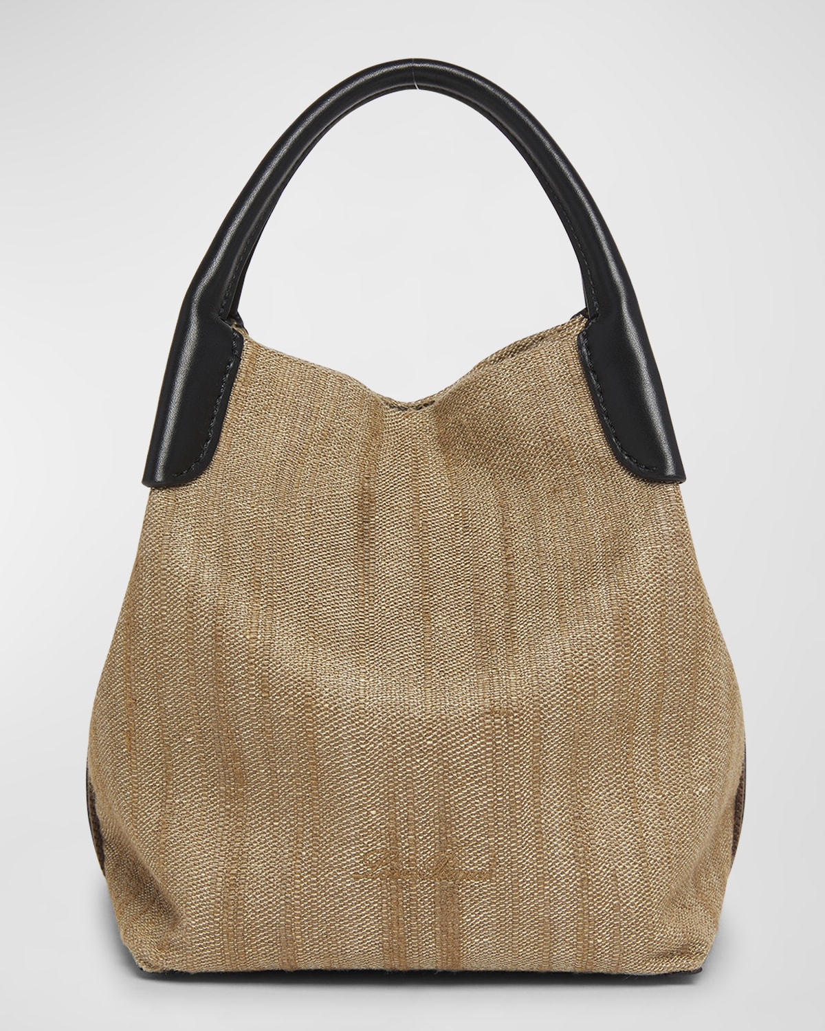 Bale Small Rustic Silk Top-Handle Bag