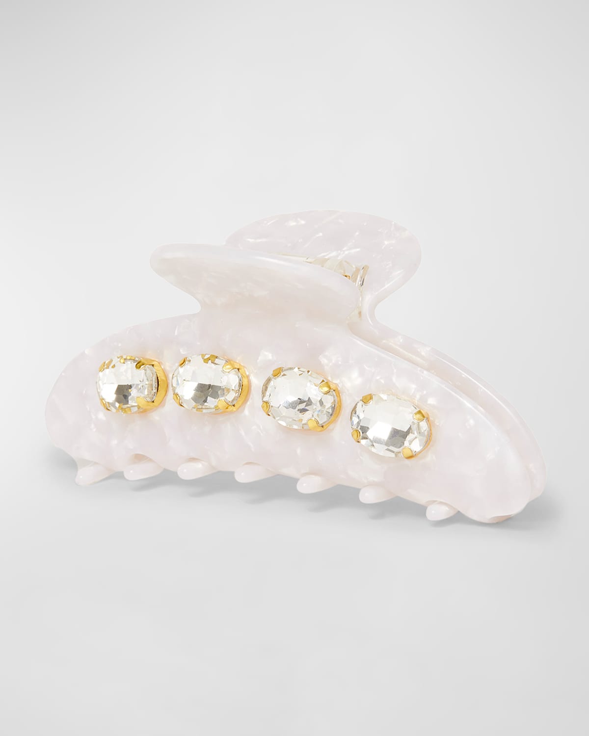 Lele Sadoughi Crystal Claw Clip In Mother Of Pearl 1