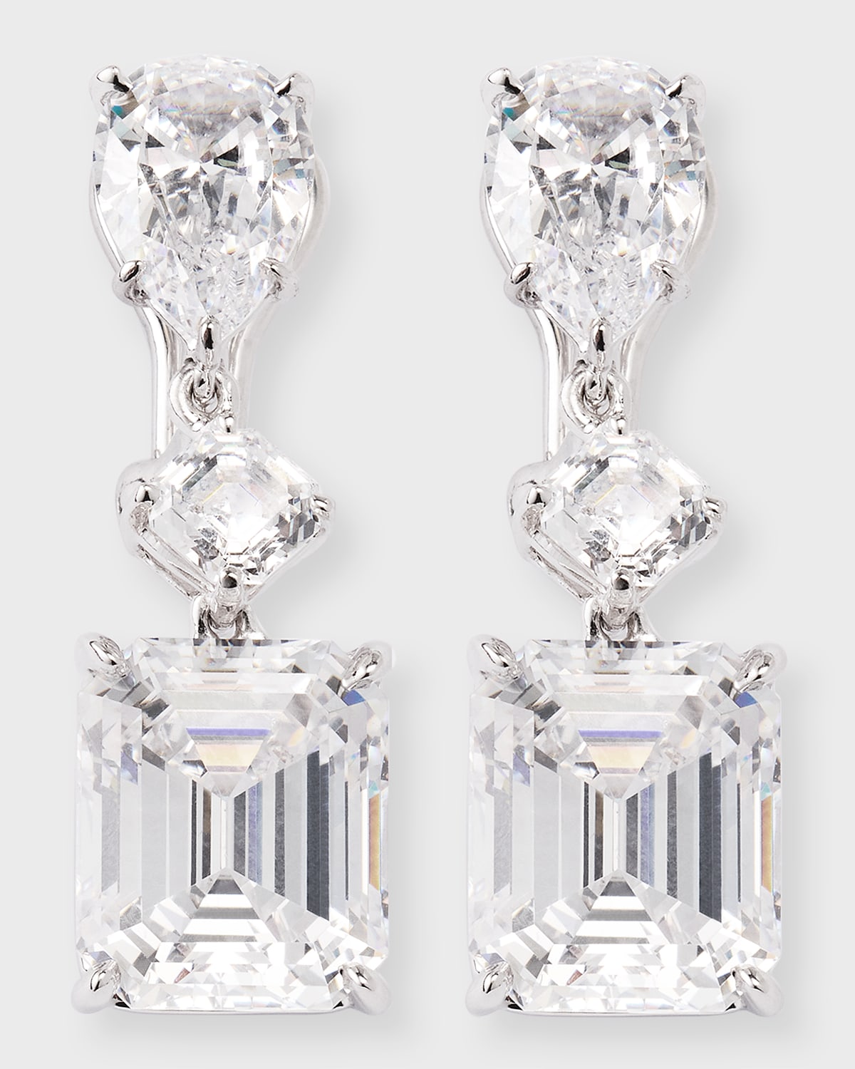 Cubic Zirconia Drop Earrings