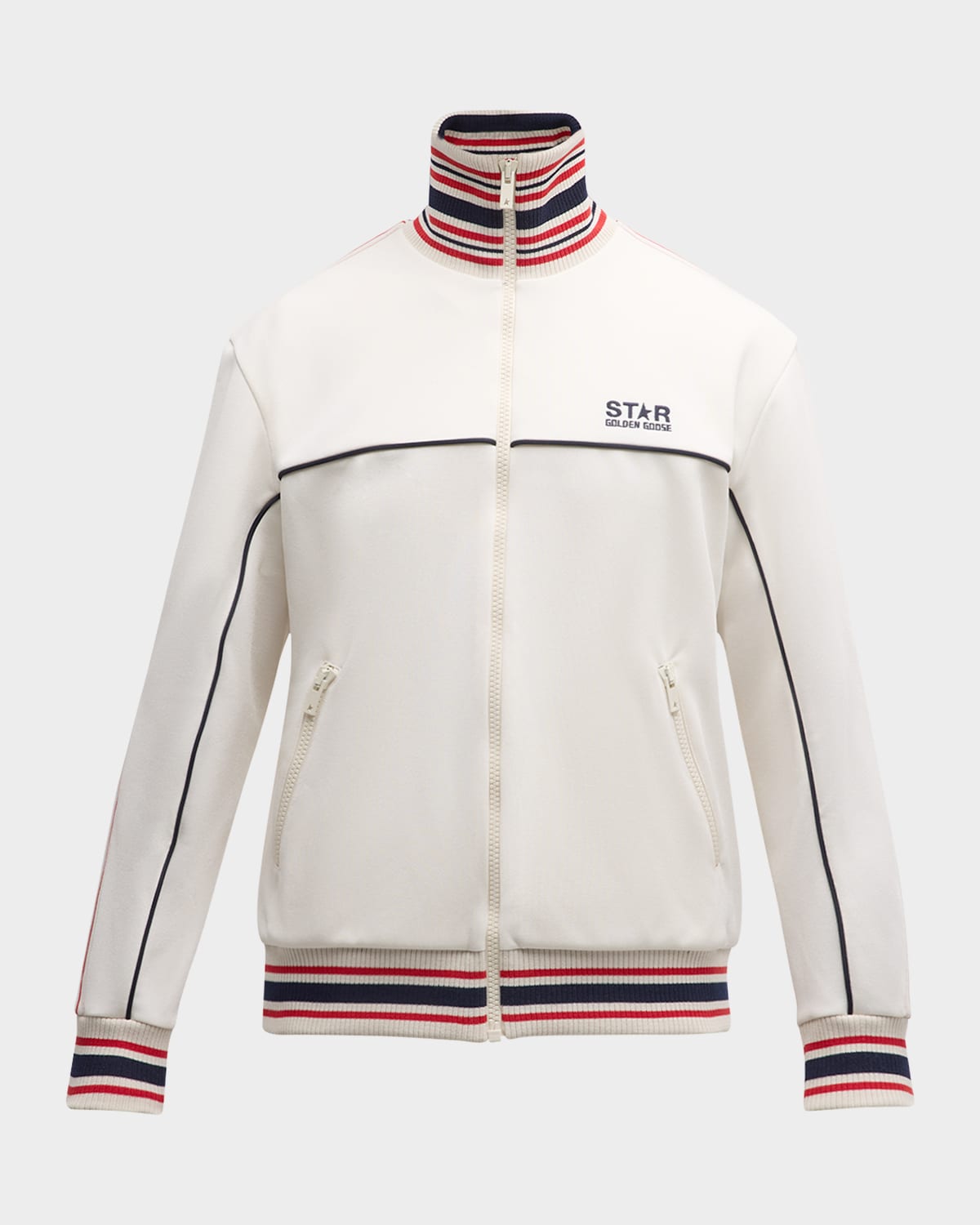 Golden Goose Men's Zipped Patchwork Track Jacket