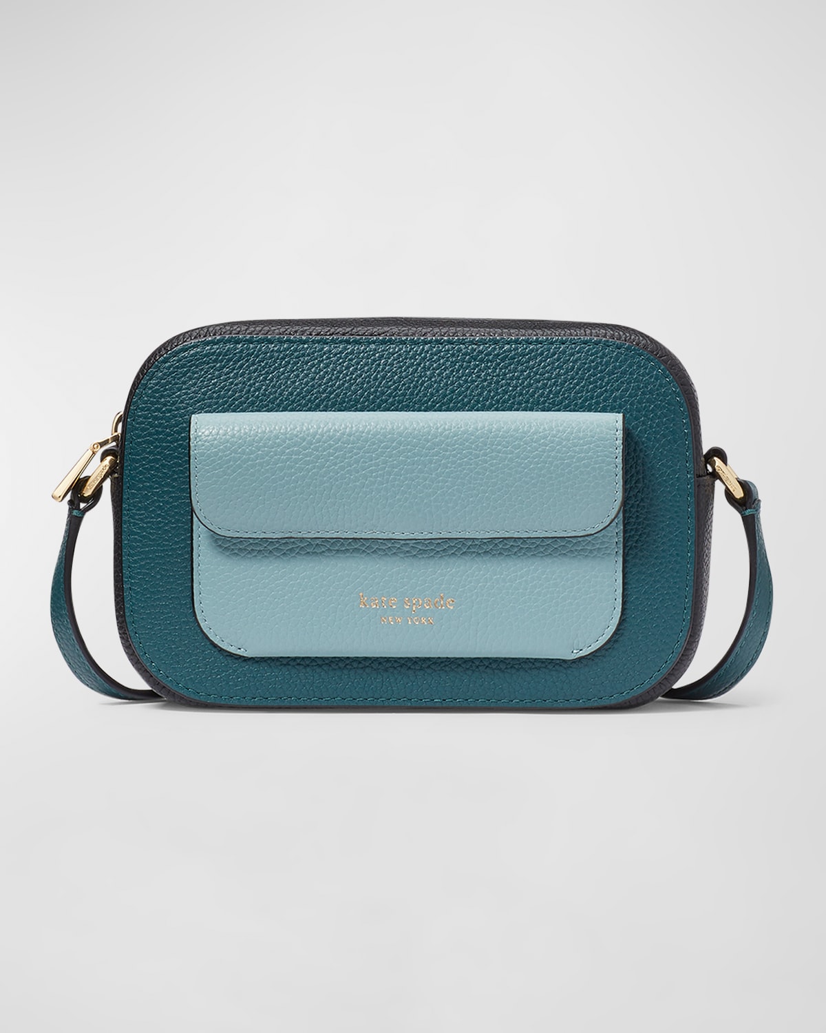 ava colorblock leather crossbody bag