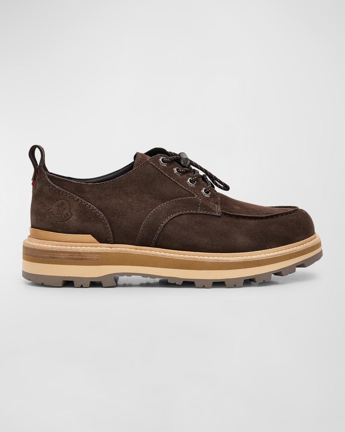 Moncler Men\'s Brown Suede Shoes High trainers Moncler Brown size 42 EU in Suede - 45608175 main image 3