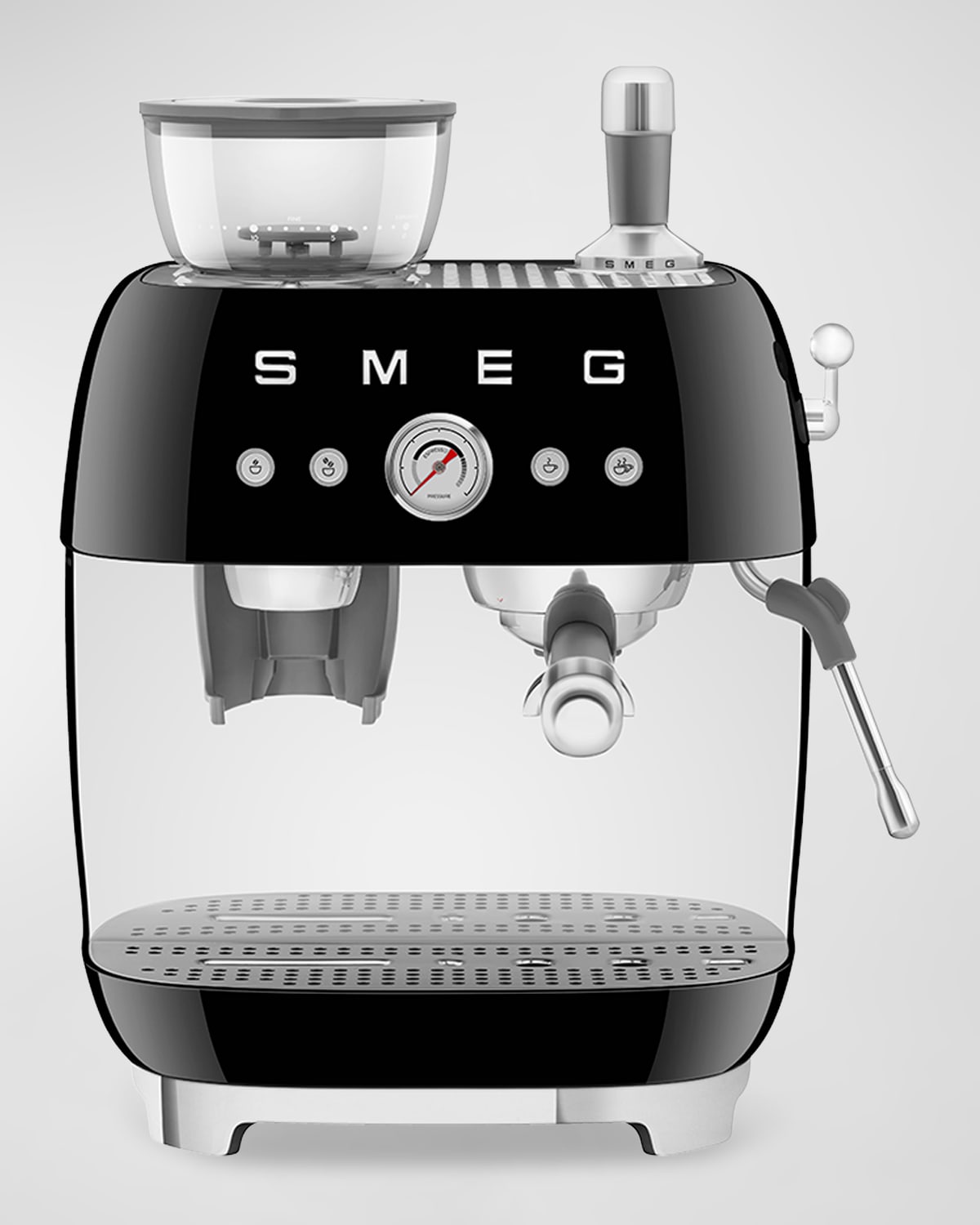 Shop Smeg Semi-automatic Espresso Machine In Black