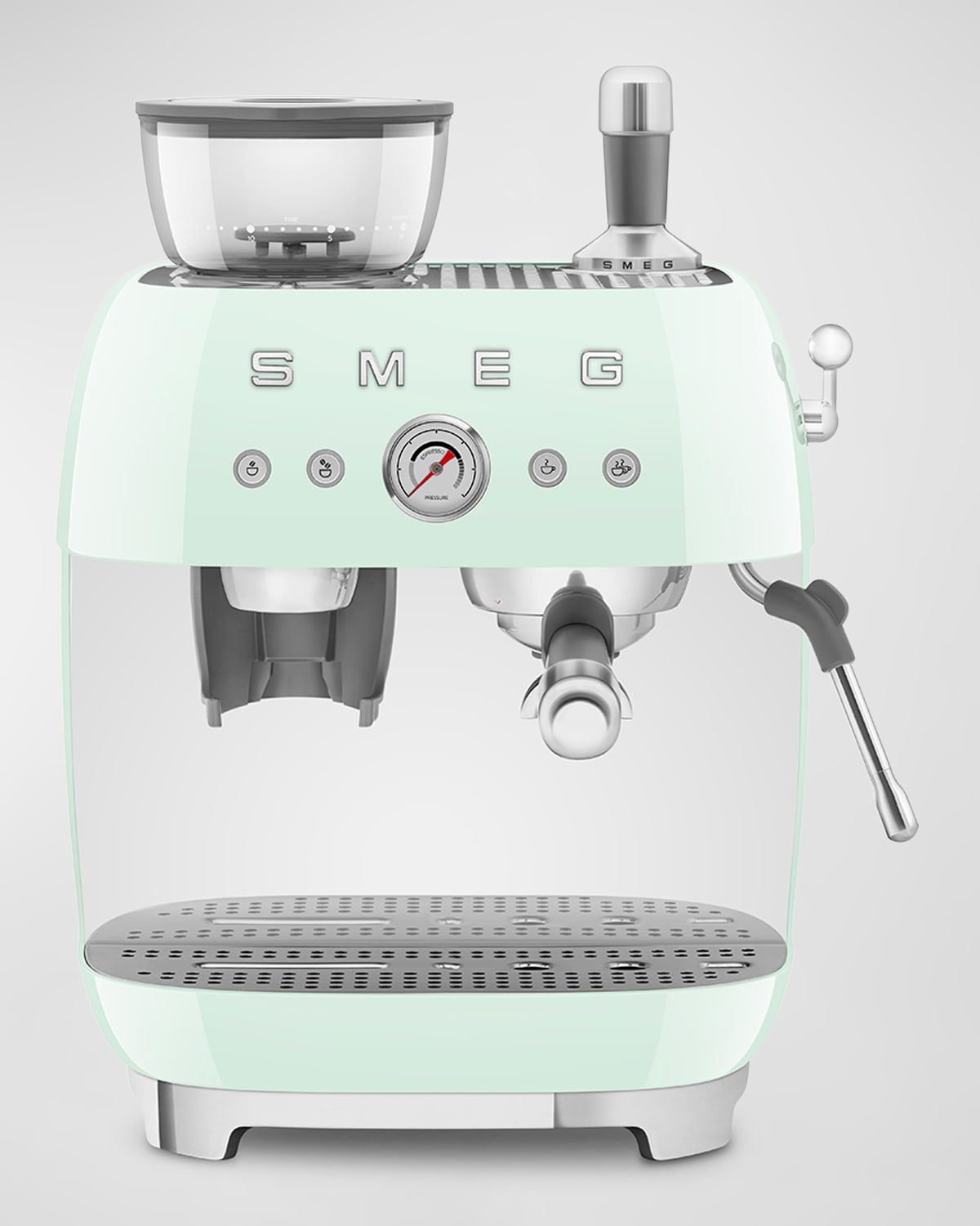 Smeg Semi-automatic Espresso Machine In Green