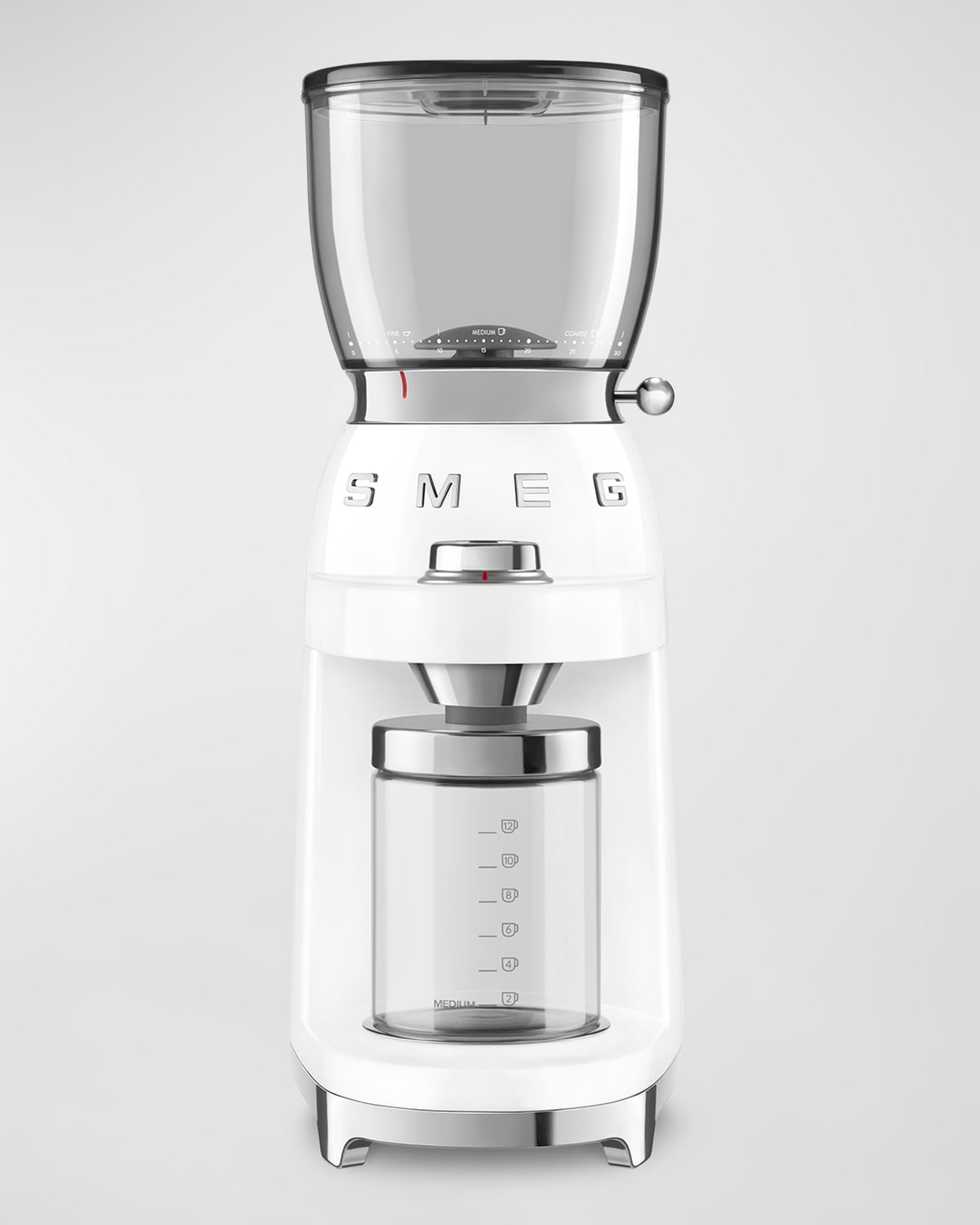 Shop Smeg Cgf11 Coffee Grinder In White