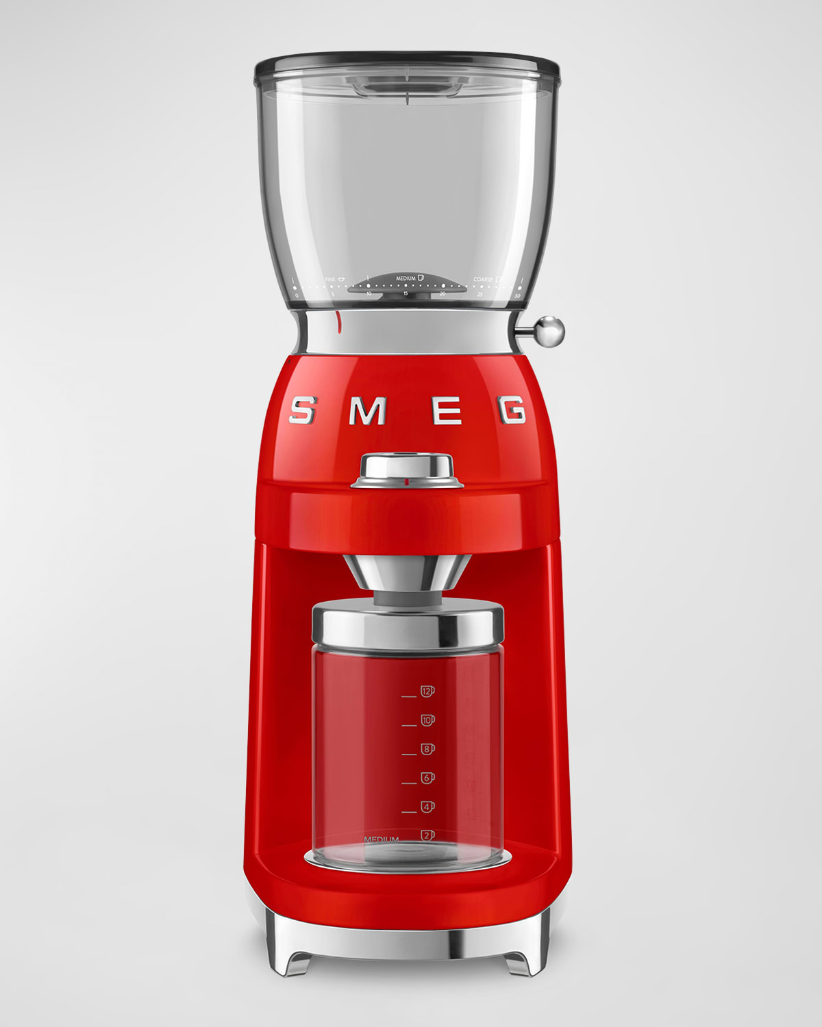 Smeg Cgf11 Coffee Grinder In Red