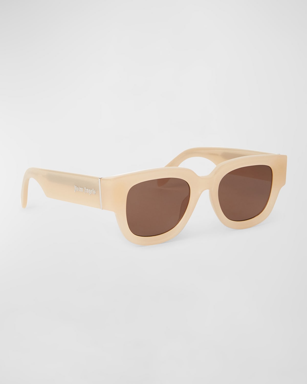 Palm Angels Monterey Sand Acetate Cat-eye Sunglasses In Neutral