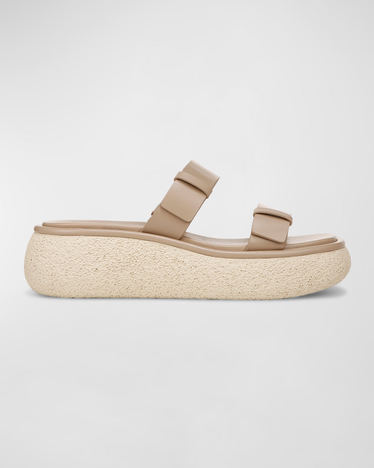 Lagos Leather Dual-Strap Platform Sandals