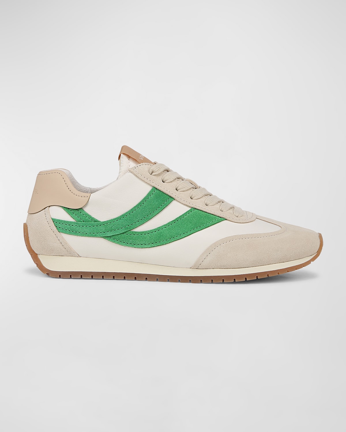 Oasis Mixed Leather Retro Sneakers