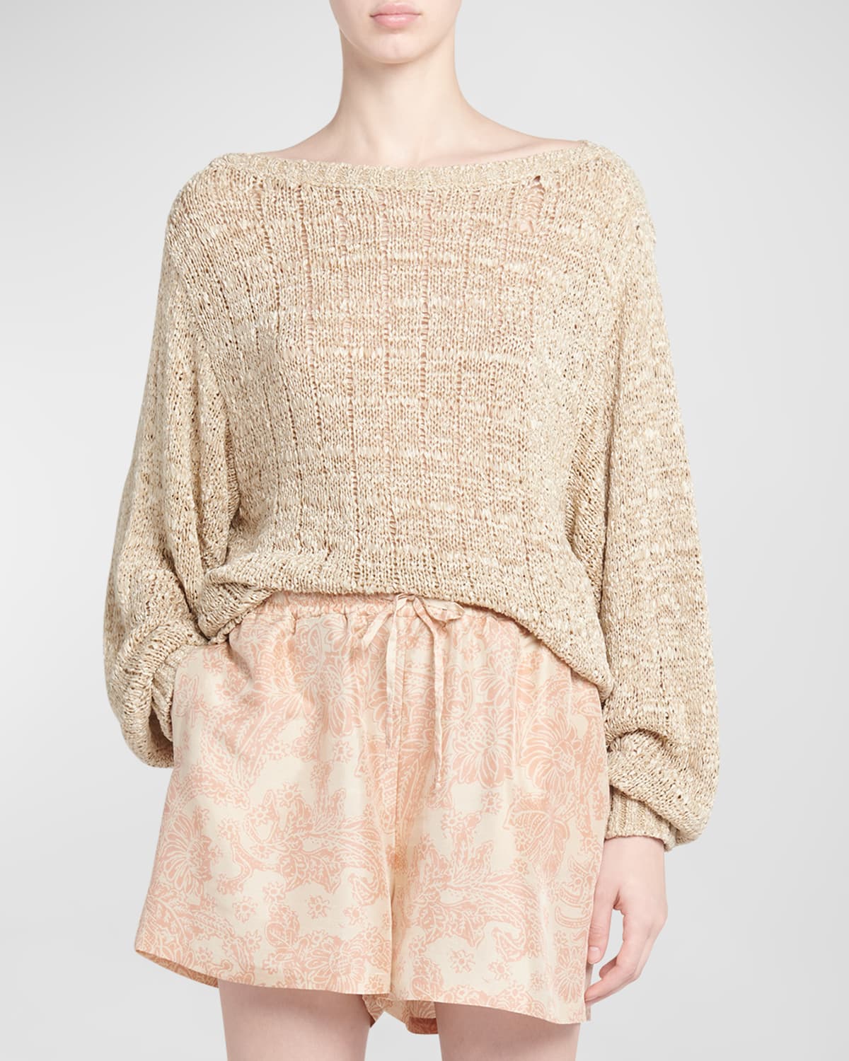 Loro Piana Barchetta Shikotsu Knit Sweater In A0e3 Star Sand