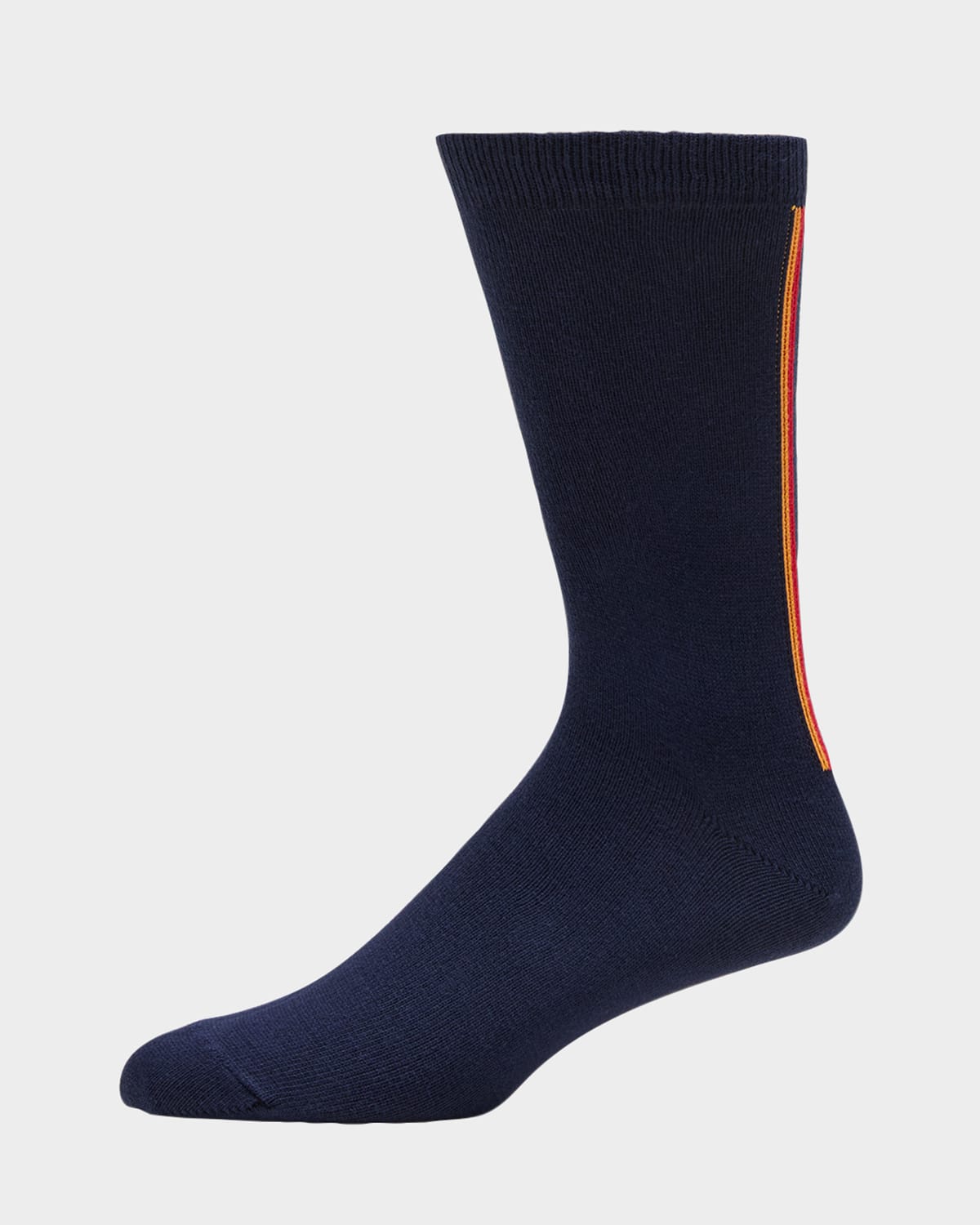 Paul Smith Men's Artist Stripe Crew Socks In Navy