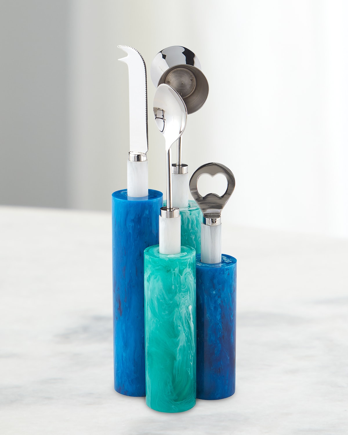 JONATHAN ADLER MUSTIQUE BARWARE SET 