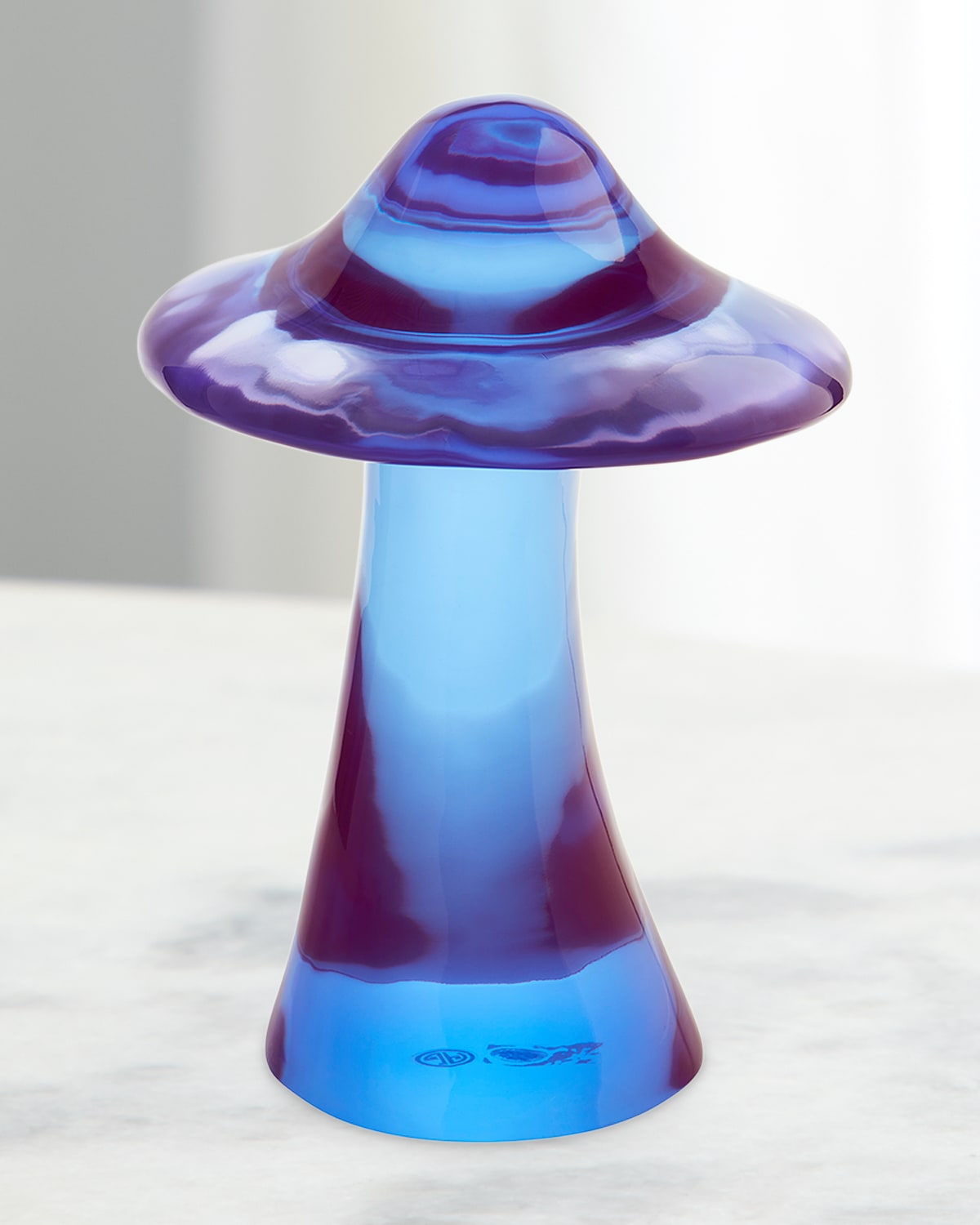 Jonathan Adler Purple Acrylic Mushroom In Purple
