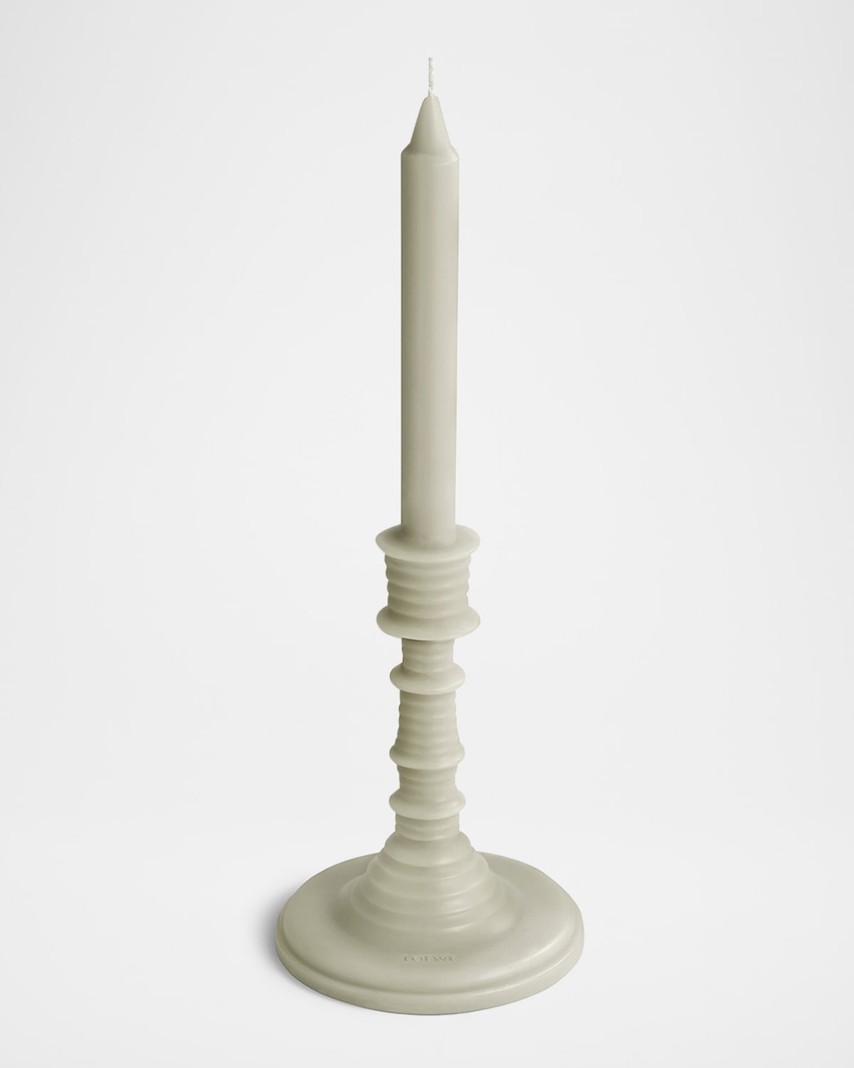 Loewe Mushroom Candlestick Candle, 330 G In Neutral