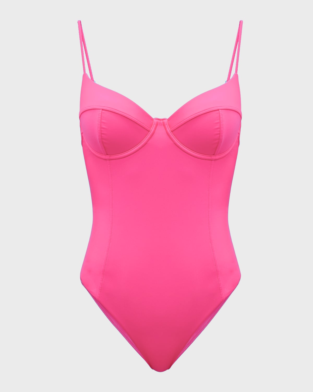 Shop Ramy Brook Jayda One-piece Swimsuit In Perfect Pink