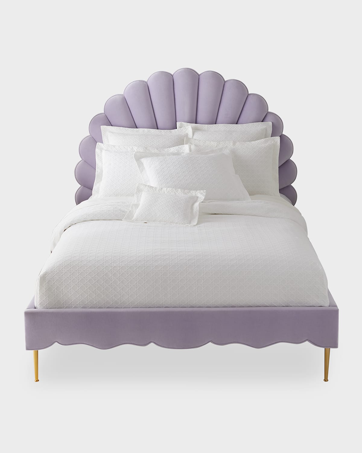 Haute House Olivia King Bed In Lilac