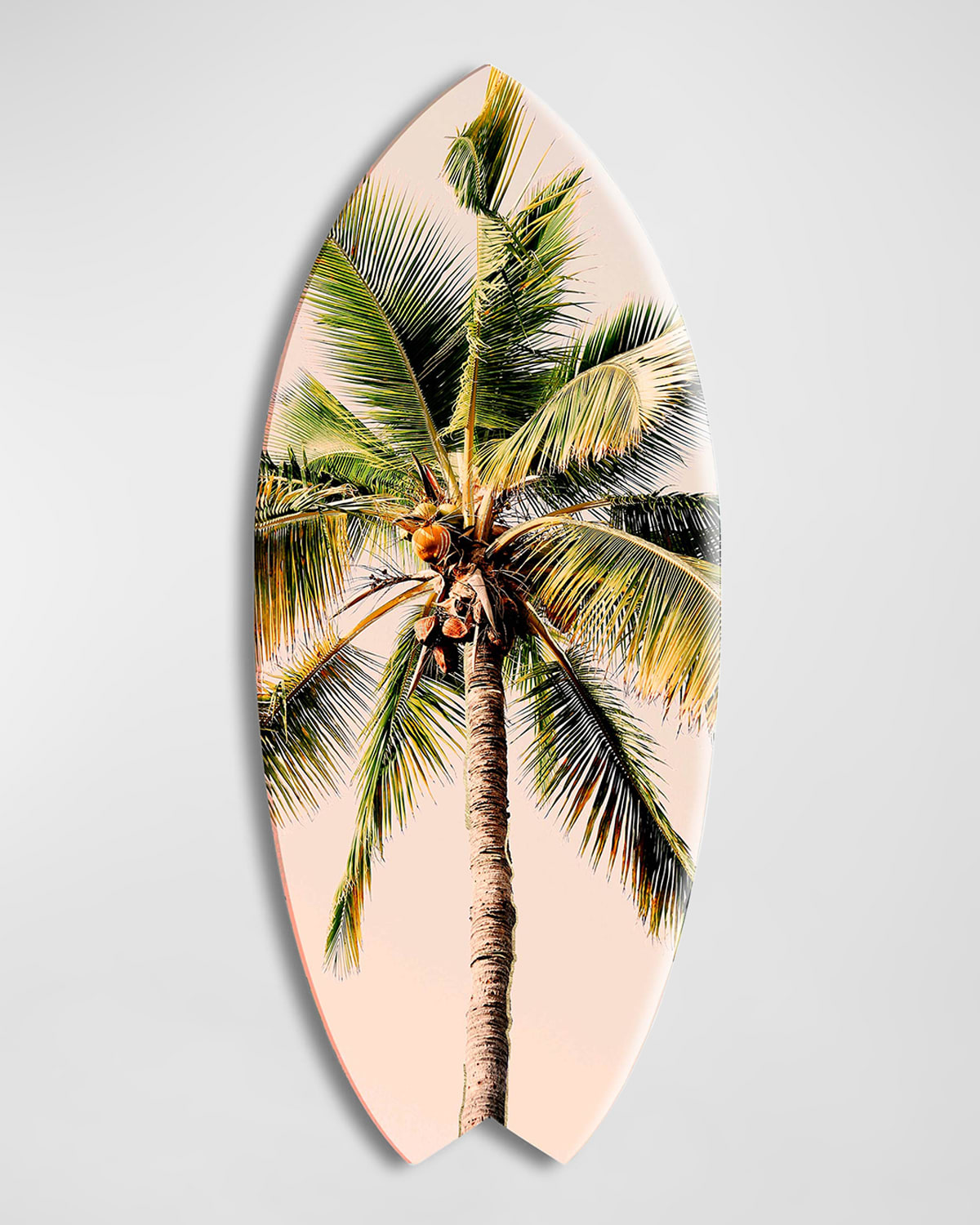 Shop The Oliver Gal Artist Co. Decorative Skimboard Art In Blush/ Green