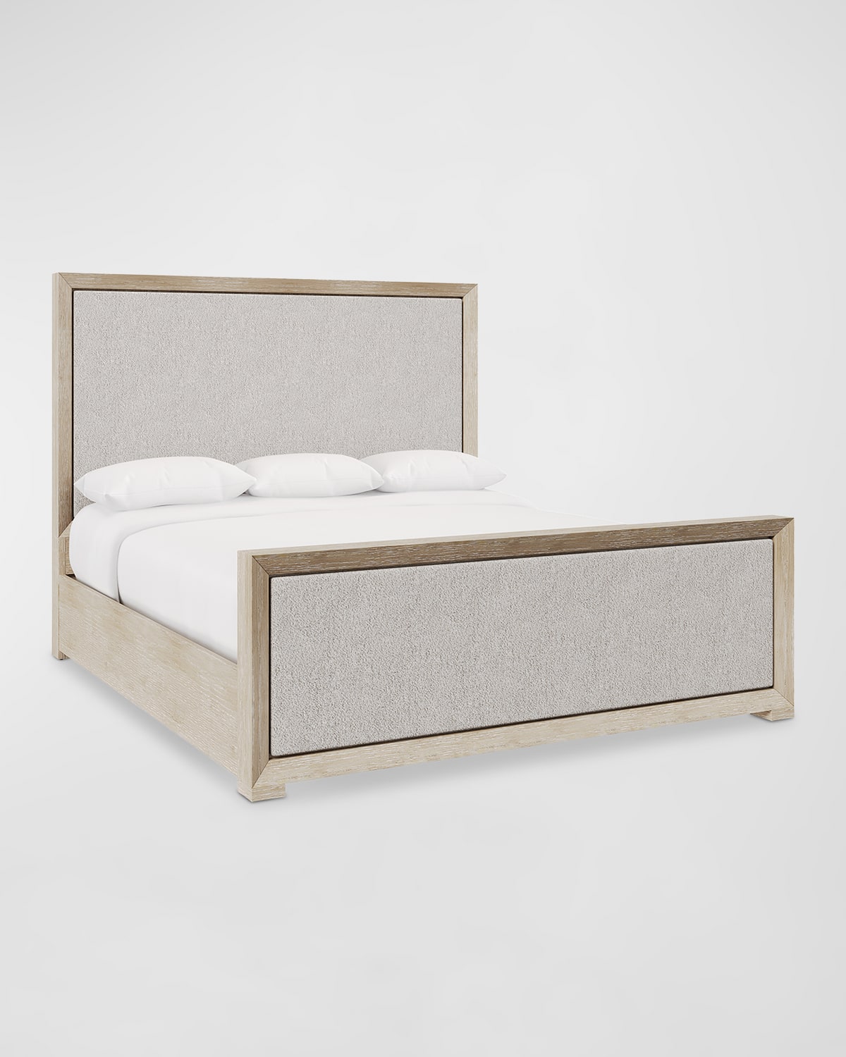 Bernhardt Prado Upholstered King Bed In Oatmeal