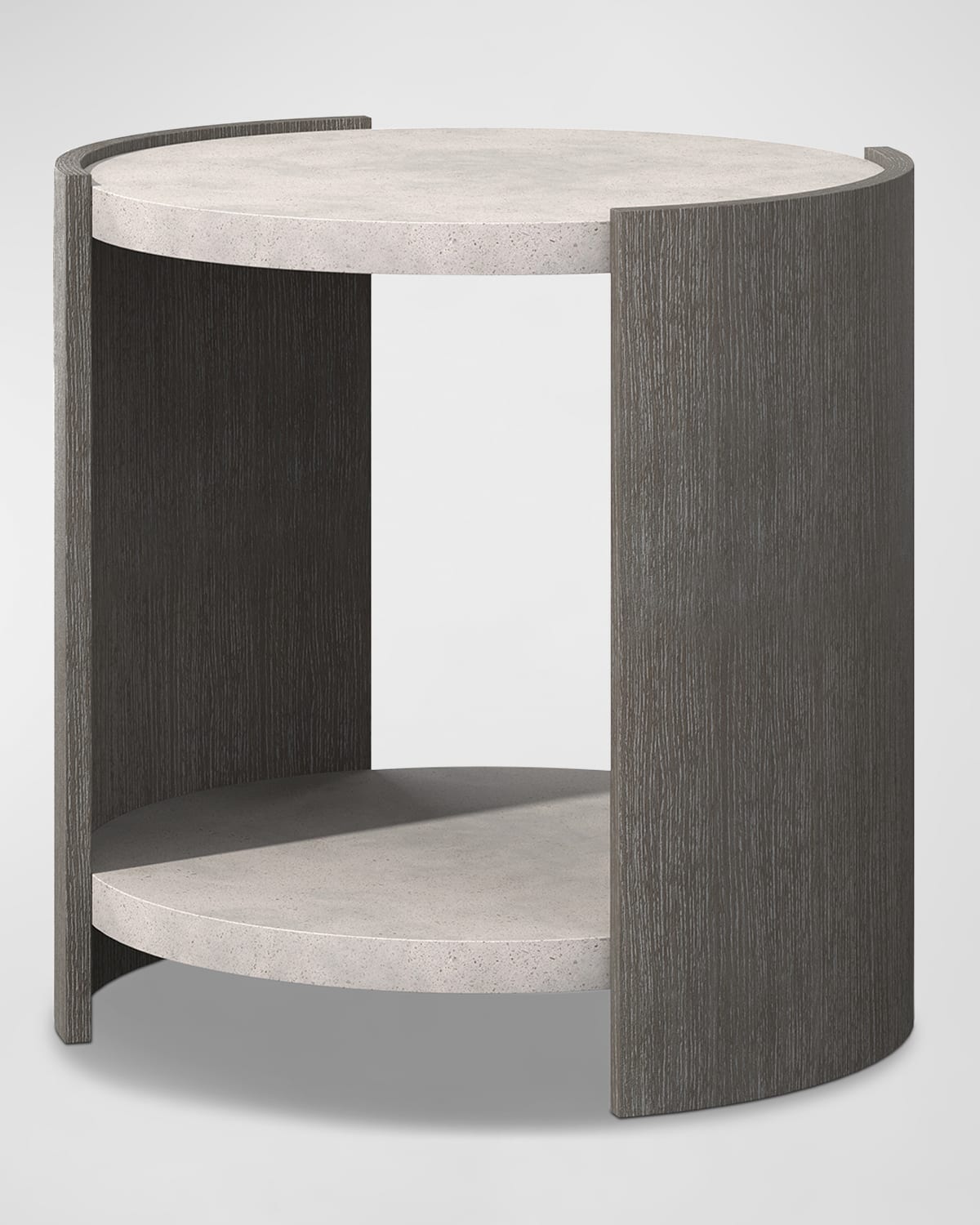 Bernhardt Prado Side Table In Porcini Brown