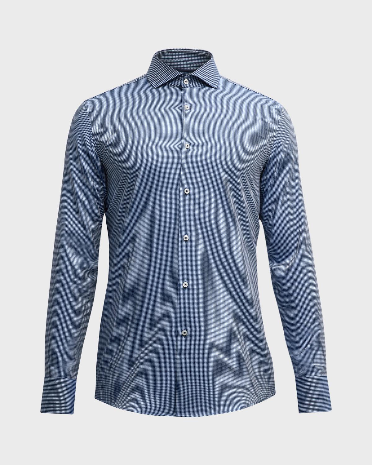Chemise Habillée Hugo Boss Slim Fit - Taille 44 (17 1/2), Bleu Clair, Manches Longues, Occasion Très Bon état