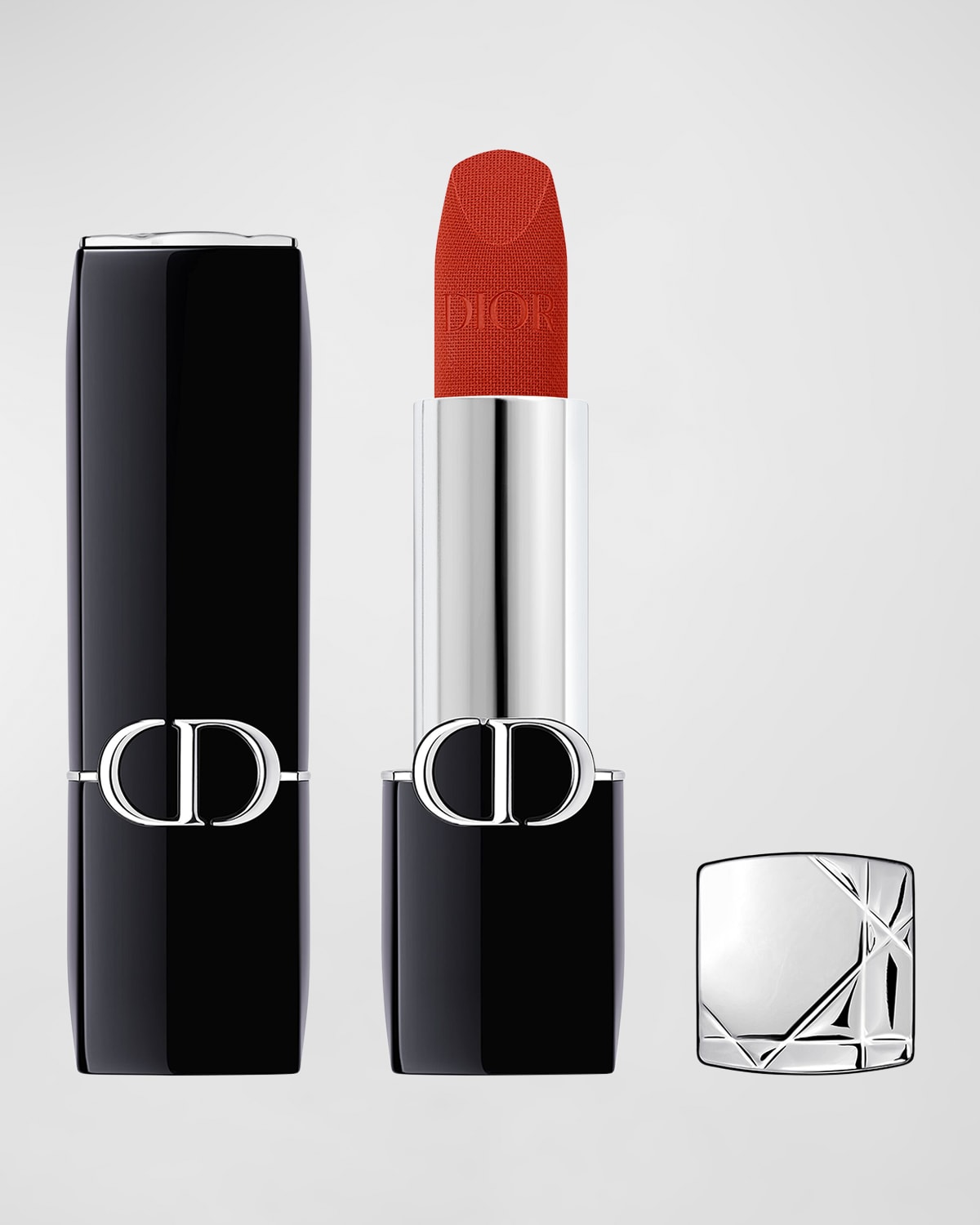 Dior Rouge Velvet Lipstick In White