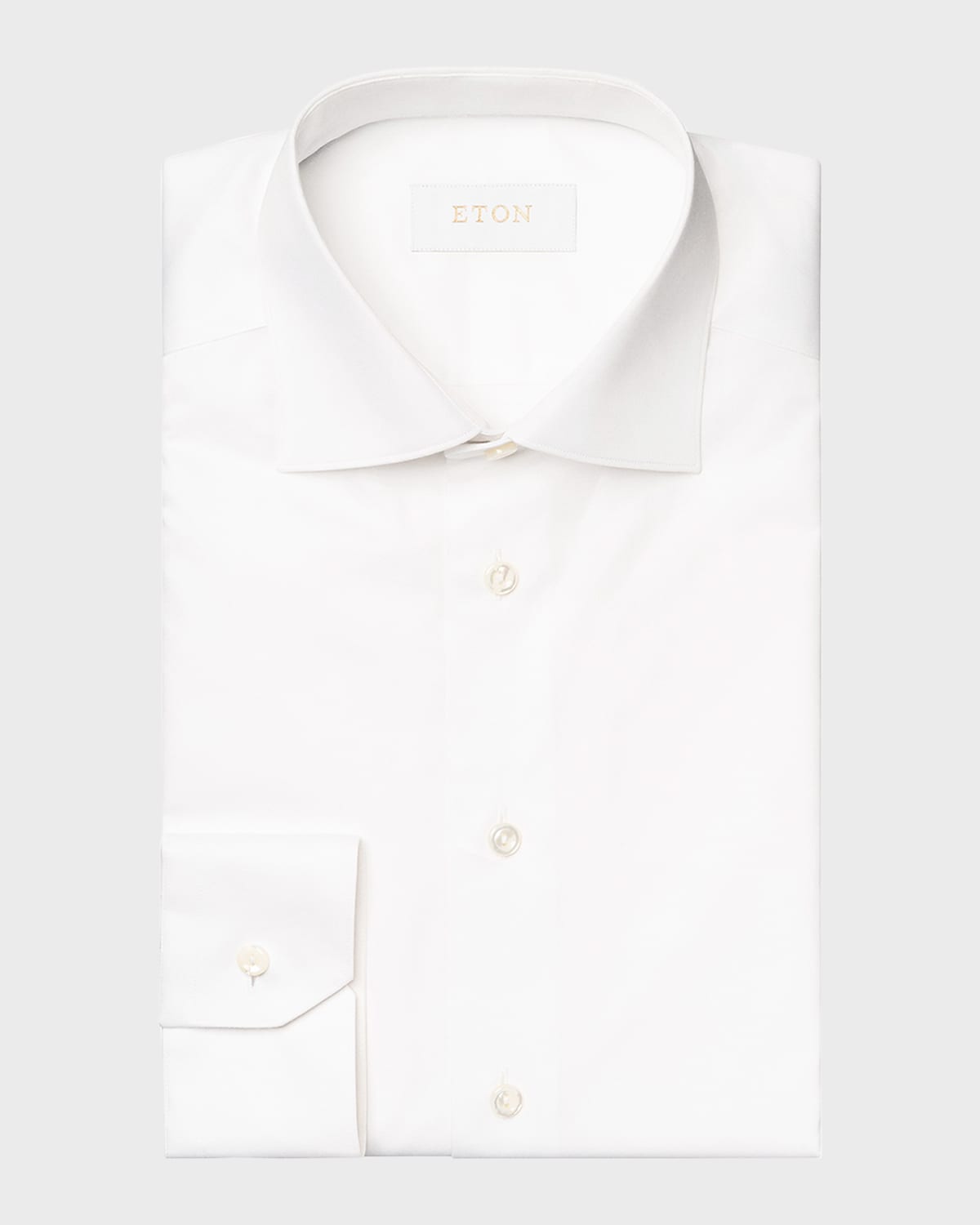 Eton Men's Contemporary Fit Elevated Twill Shirt In White
