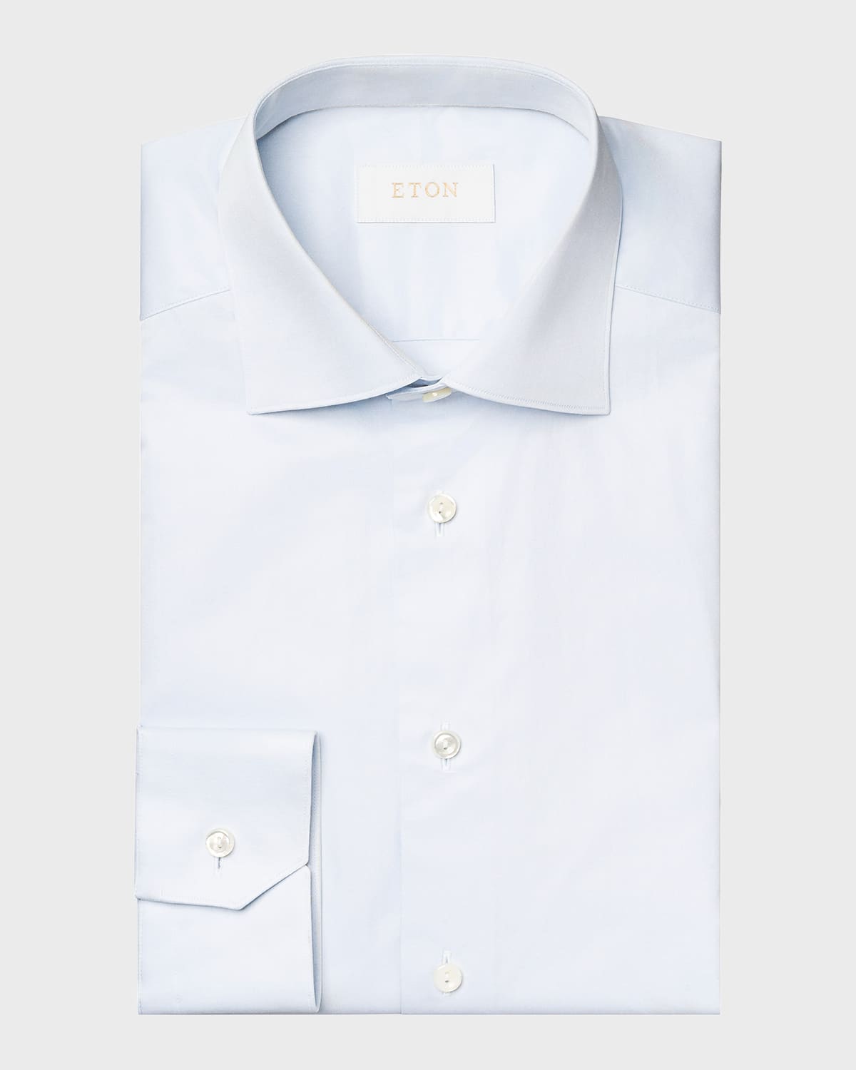 Shop Eton Men's Slim Fit Elevated Twill Shirt In Blue