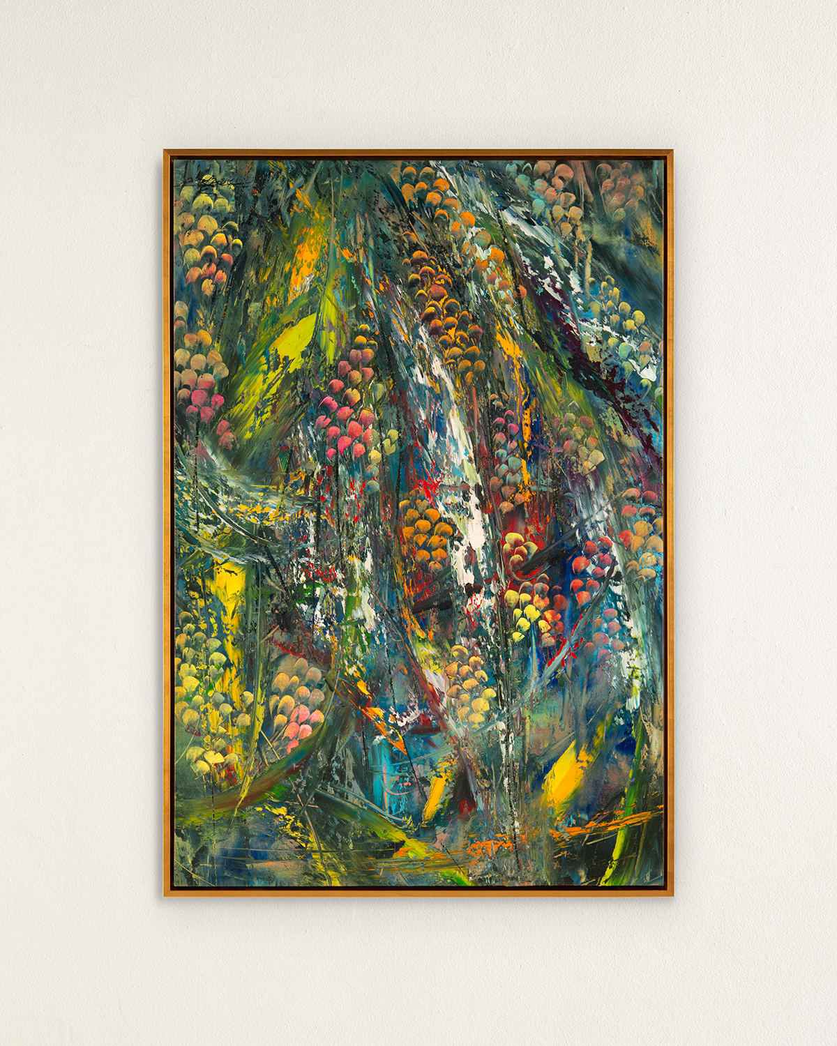 Shop John-richard Collection Sun-kissed Rainforest Original Painting By Jinlu In Multi