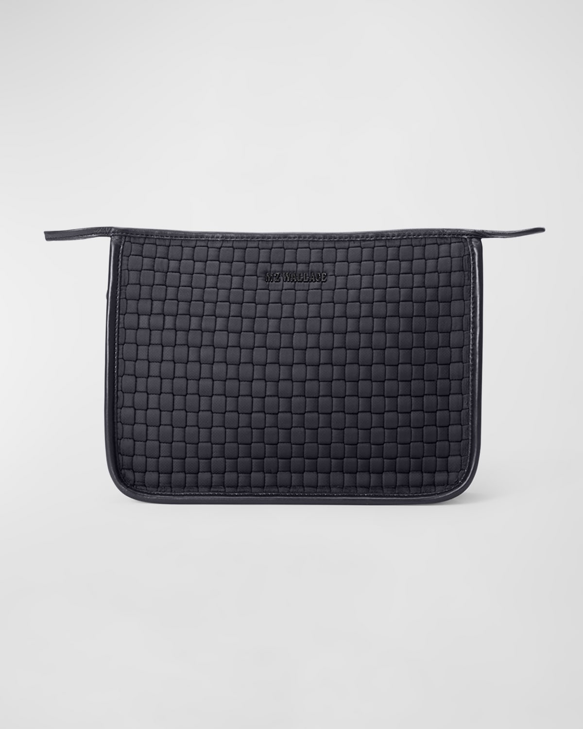 MZ WALLACE MICRO WOVEN NYLON CLUTCH BAG